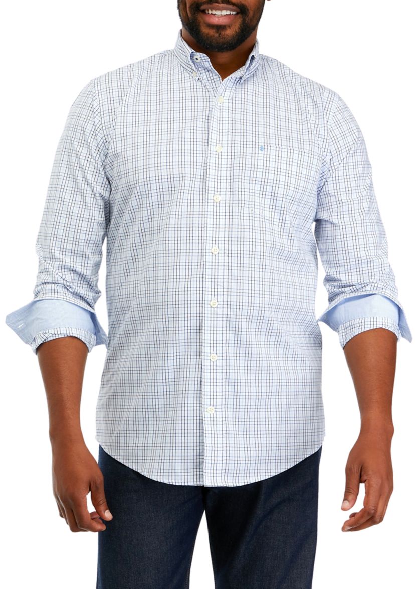 Big & Tall Plaid Woven Shirt