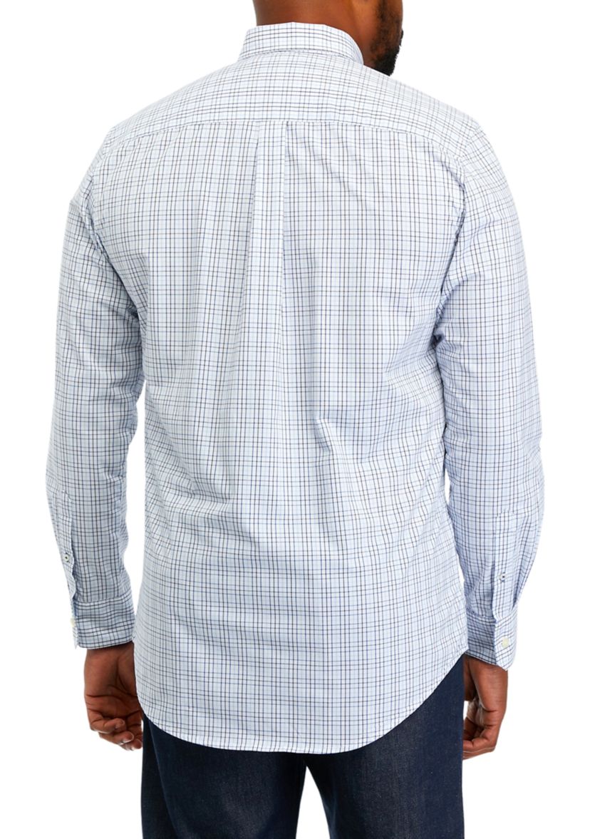 Big & Tall Plaid Woven Shirt