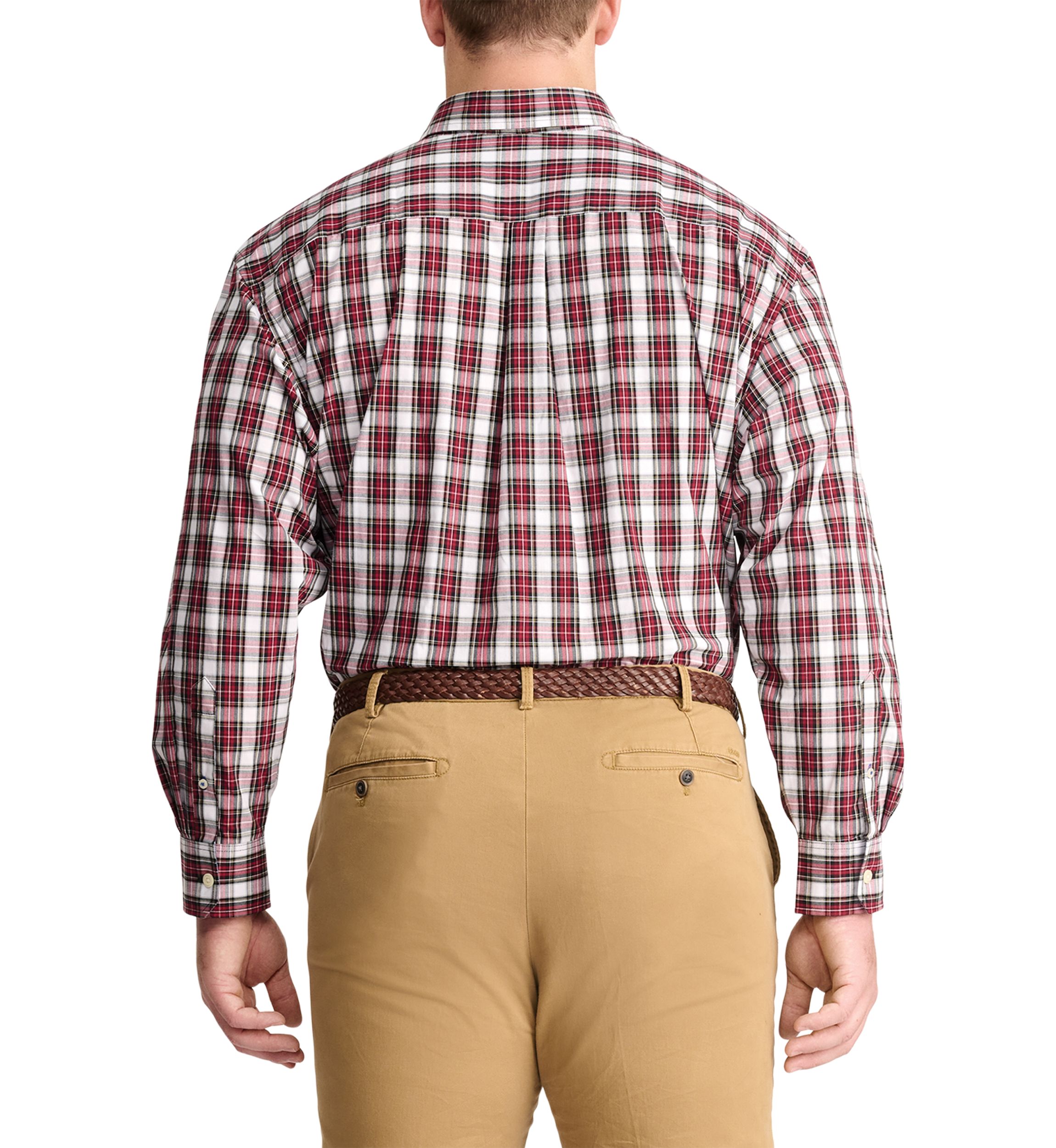 Big & Tall Holiday Tartan Woven Shirt