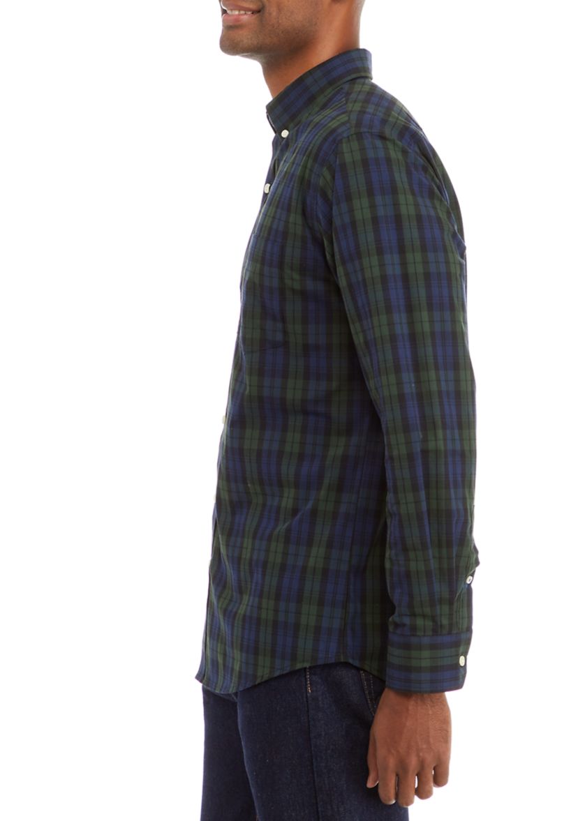 Holiday Tartan Plaid Woven Shirt