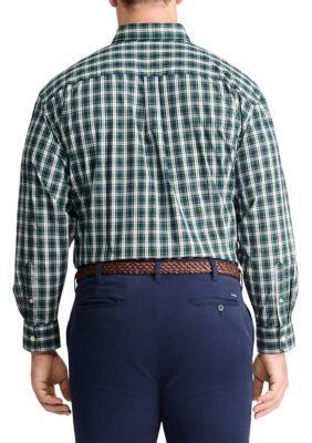 Big & Tall Holiday Tartan Woven Shirt