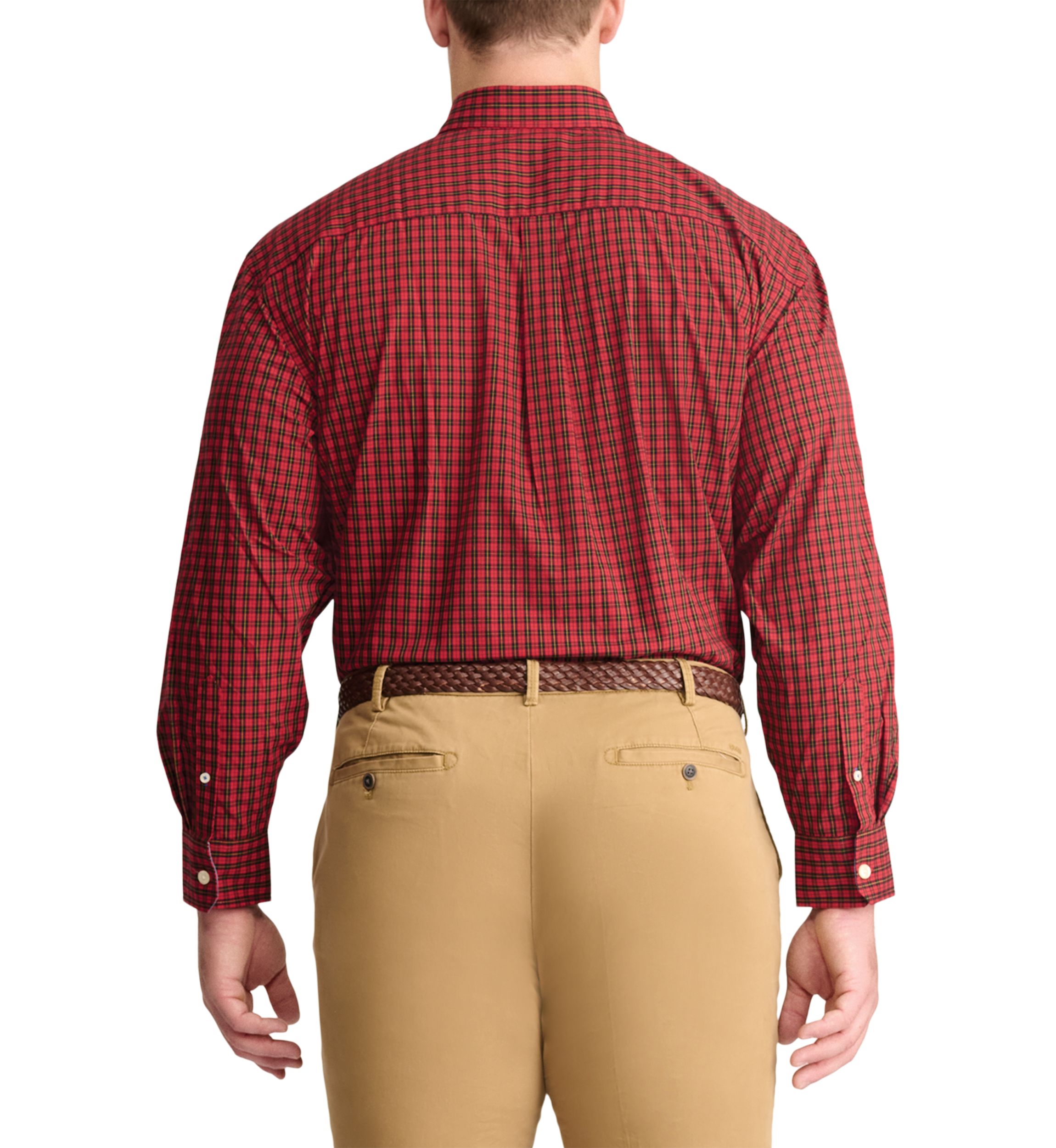 Big & Tall Holiday Tartan Woven Shirt