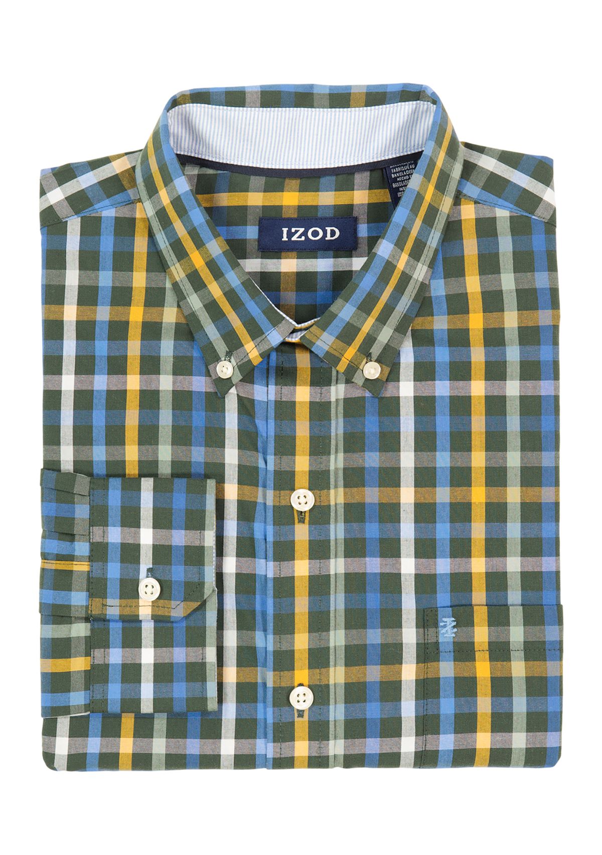 Performance Comfort Woven Saturated Multi Check Dress Shirt