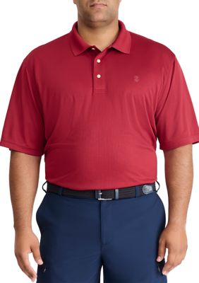 IZOD Big & Tall Golf Grid Polo Shirt | belk