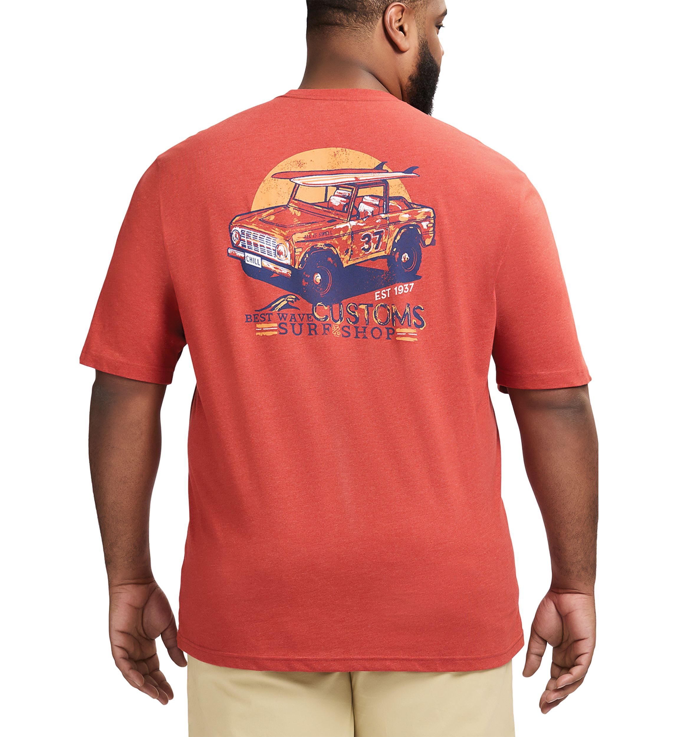 Big & Tall Saltwater Short Sleeve Graphic T-Shirt