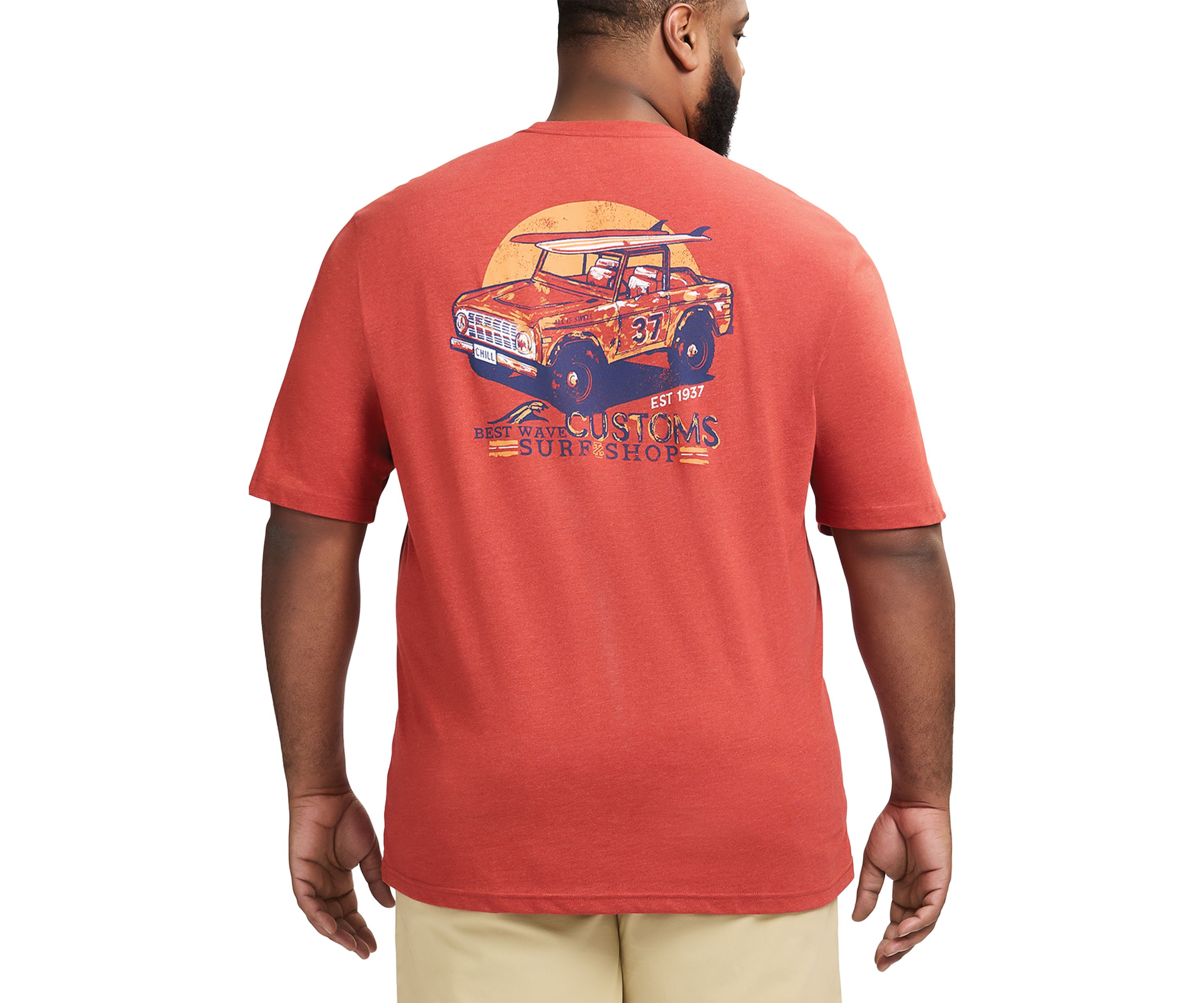 Big & Tall Saltwater Short Sleeve Graphic T-Shirt