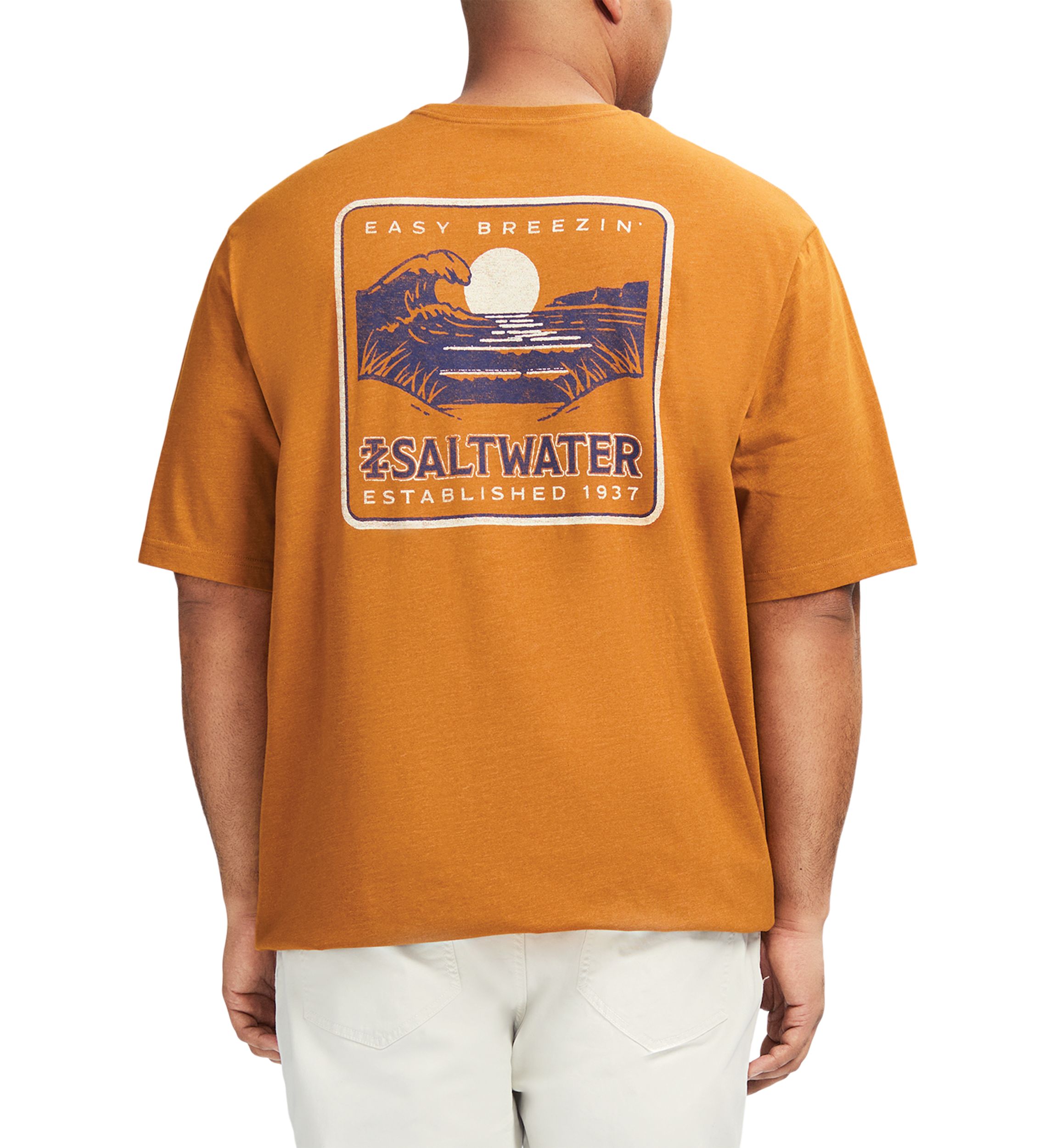 Big & Tall Saltwater Short Sleeve Graphic T-Shirt