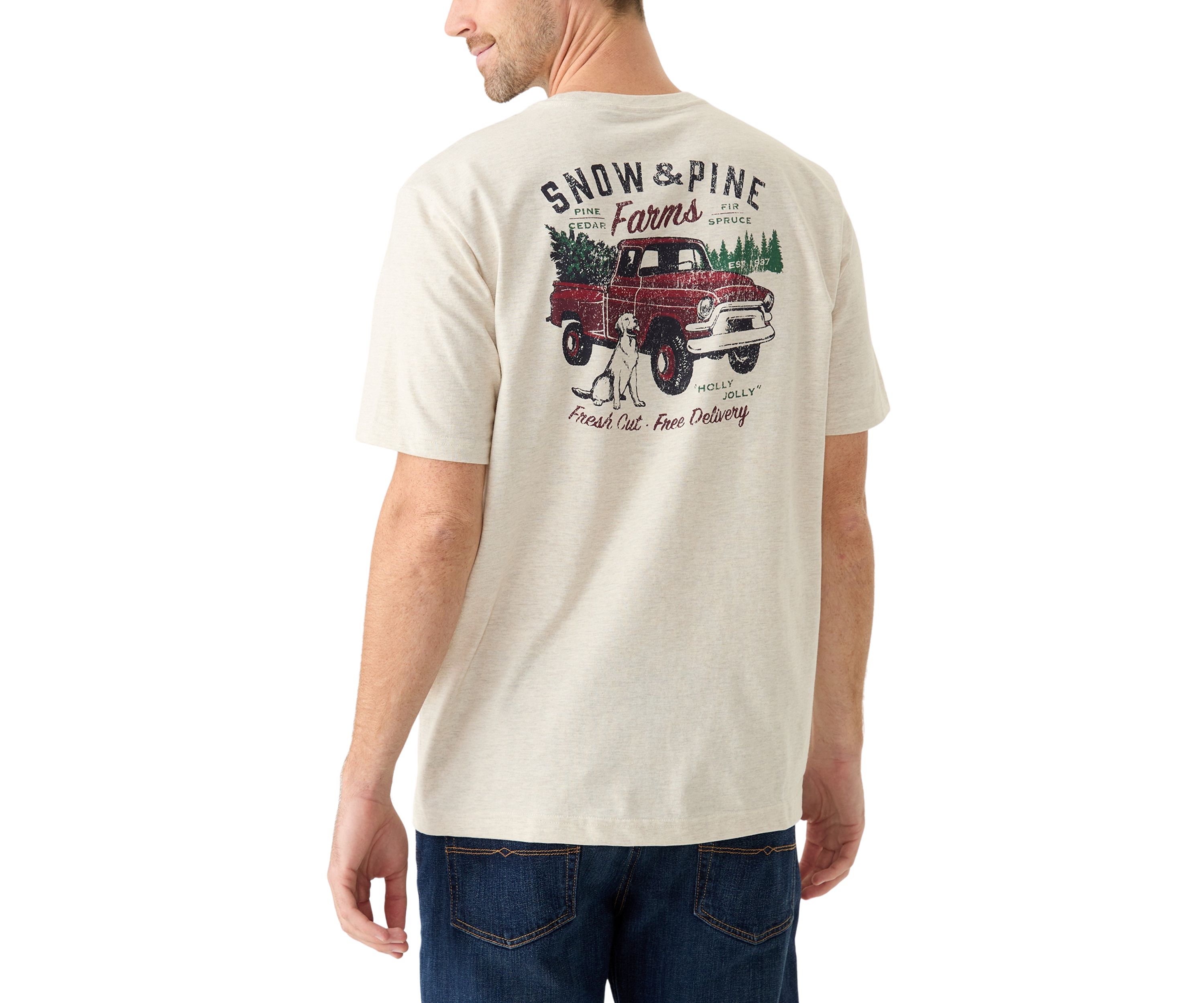 Short Sleeve Holiday Graphic T-Shirt 