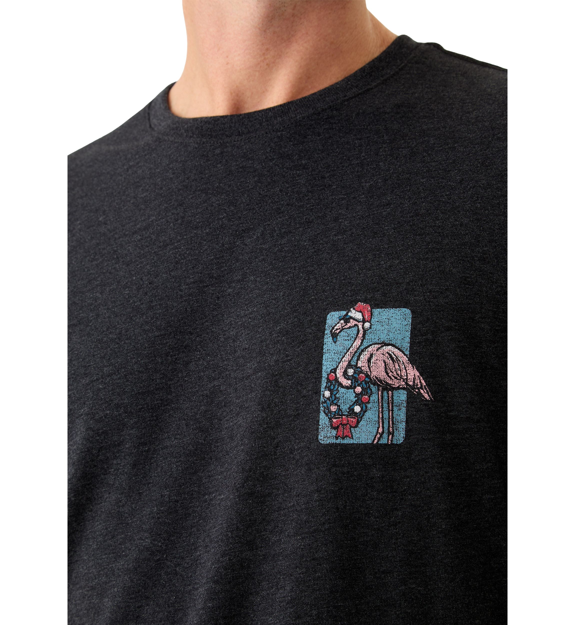 Short Sleeve Holiday Graphic T-Shirt 