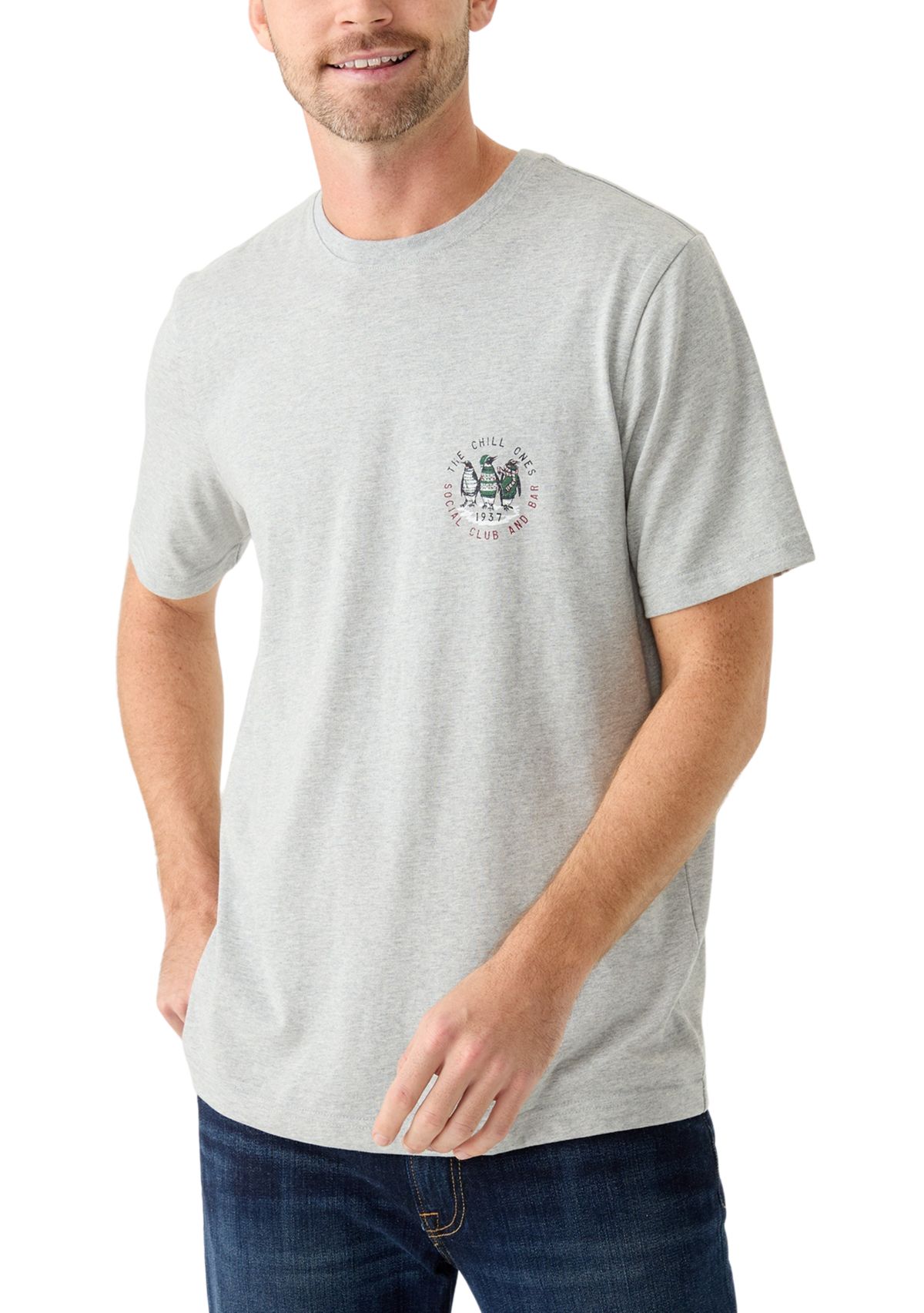   Short Sleeve Holiday Graphic T-Shirt 