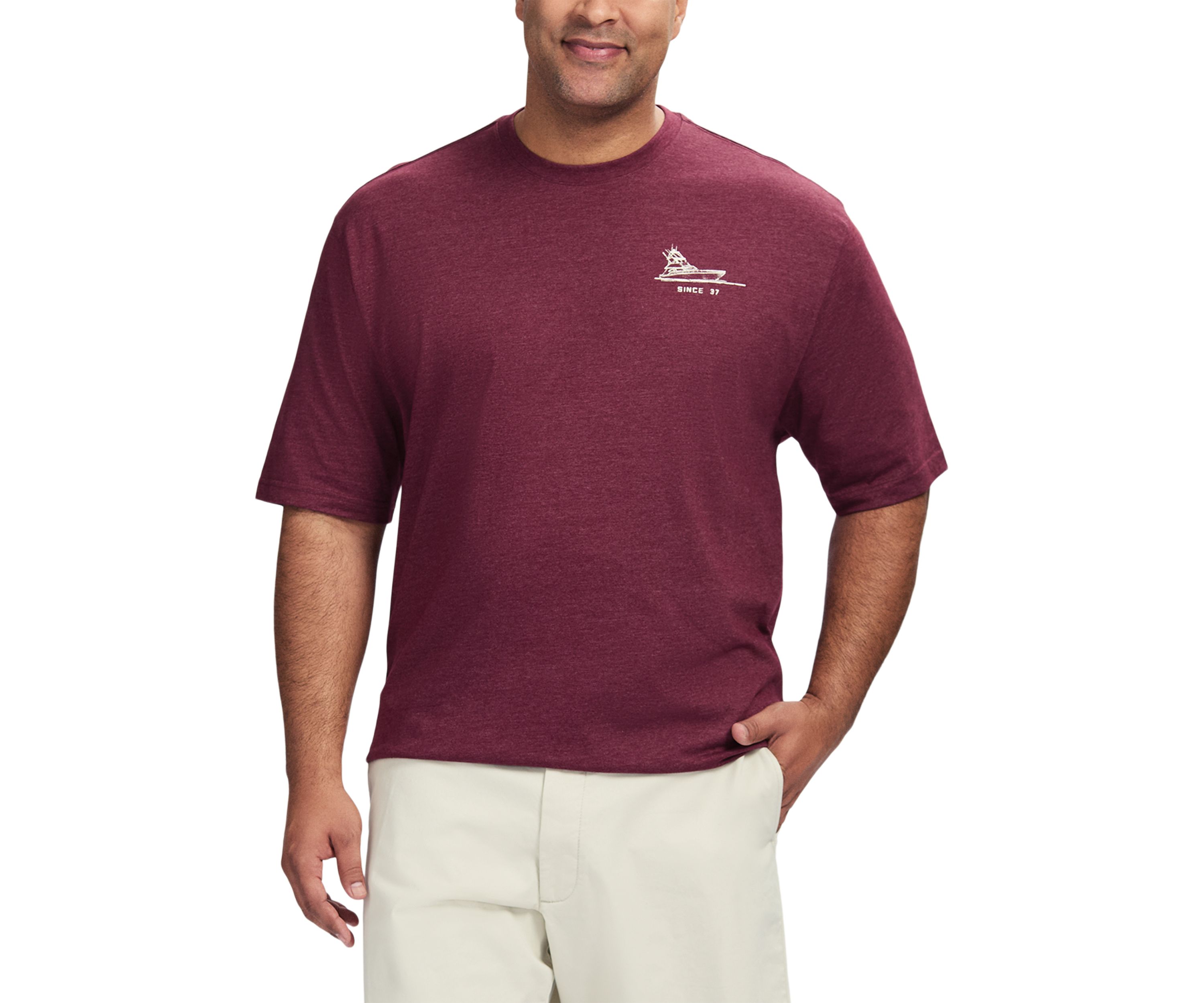 Big & Tall Short Sleeve Swingflex Micro Check Polo Shirt