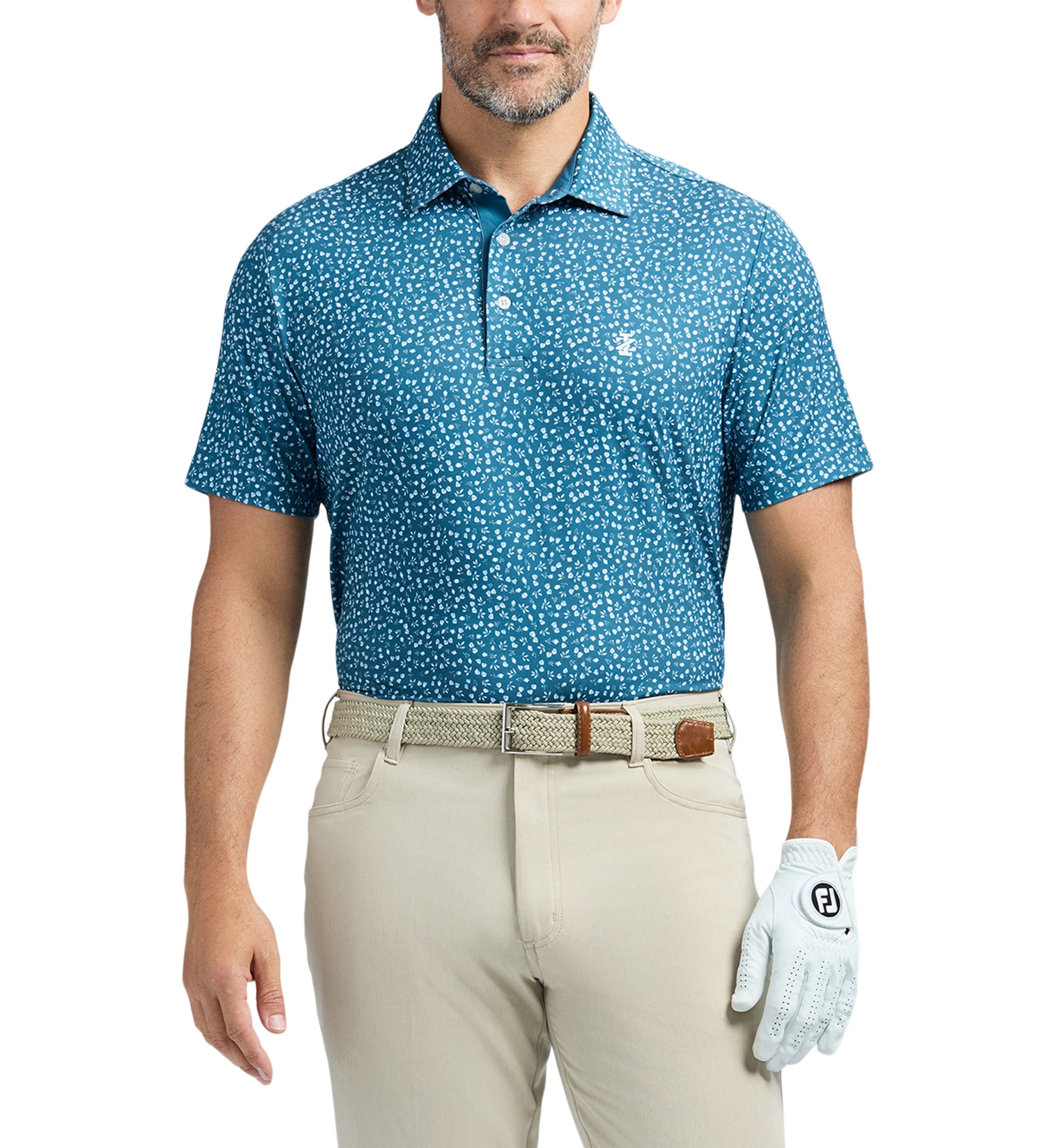 SwingFlex Elite - Fashion Print Polo Shirt 