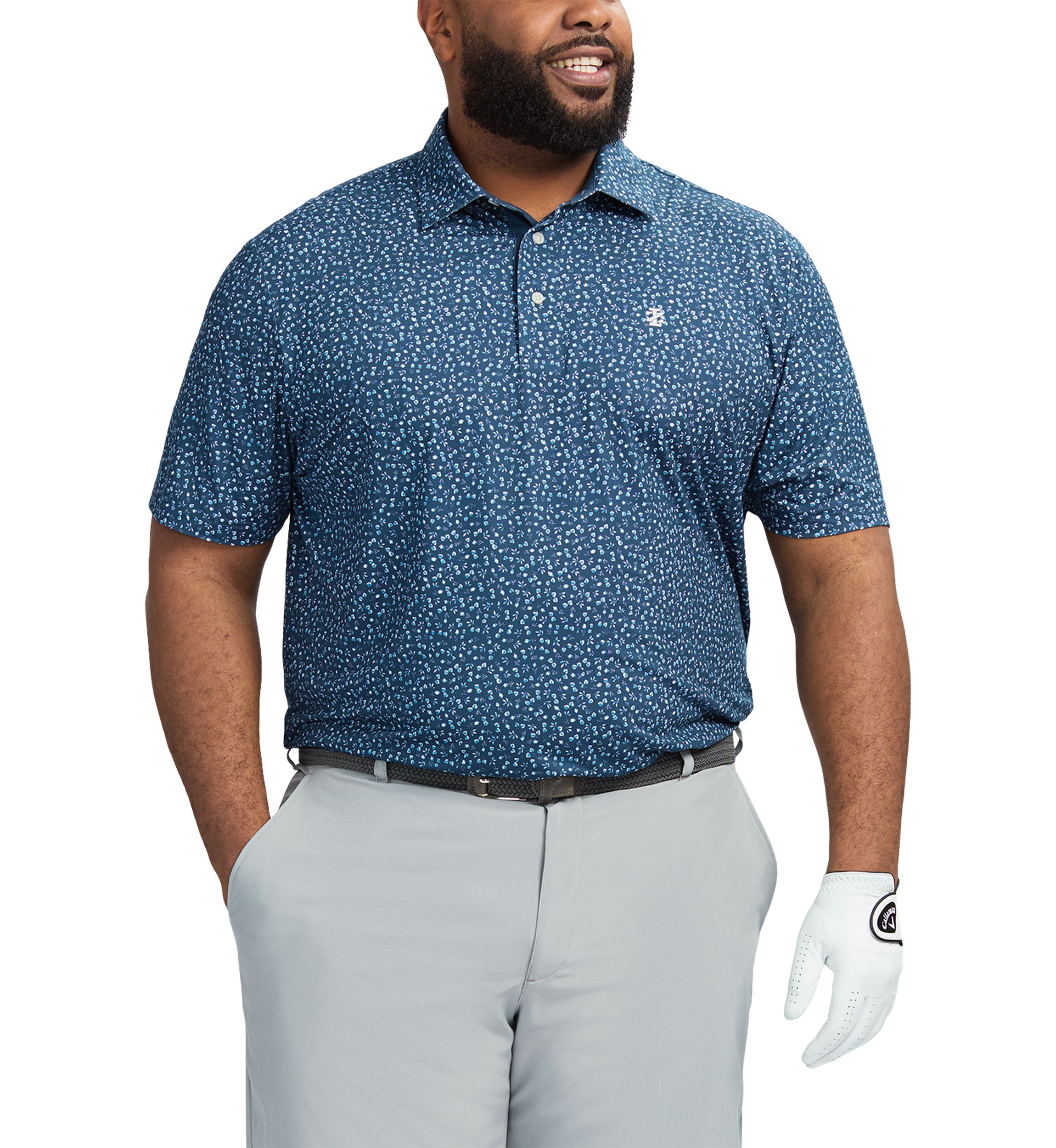 Big & Tall Swingflex Elite Fashion Prints​ Golf Polo Shirt