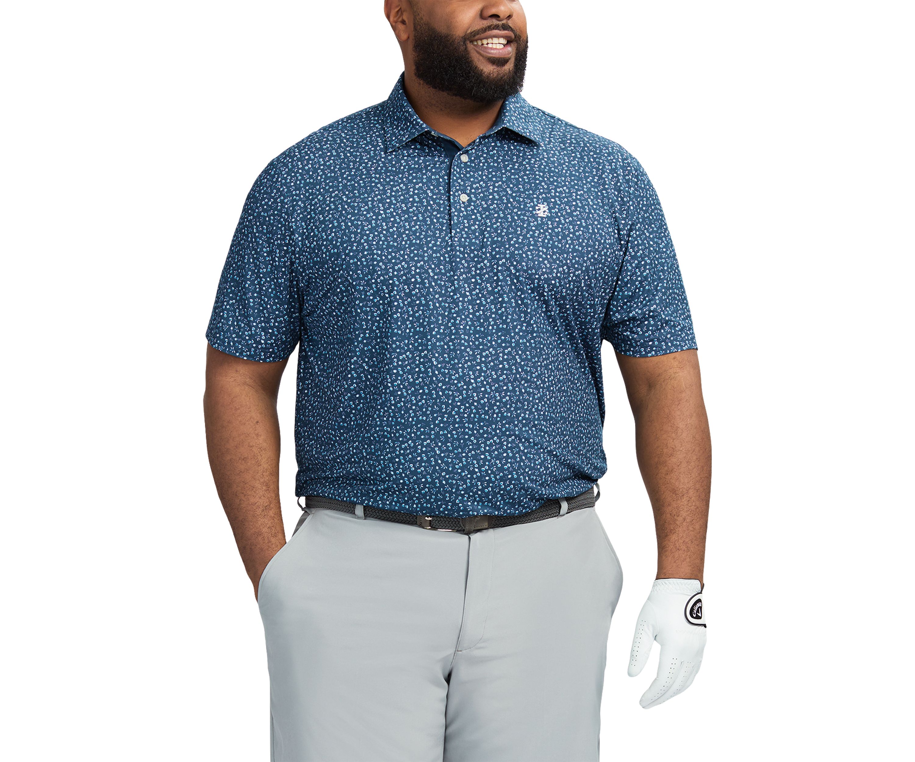 Big & Tall Swingflex Elite Fashion Prints​ Golf Polo Shirt