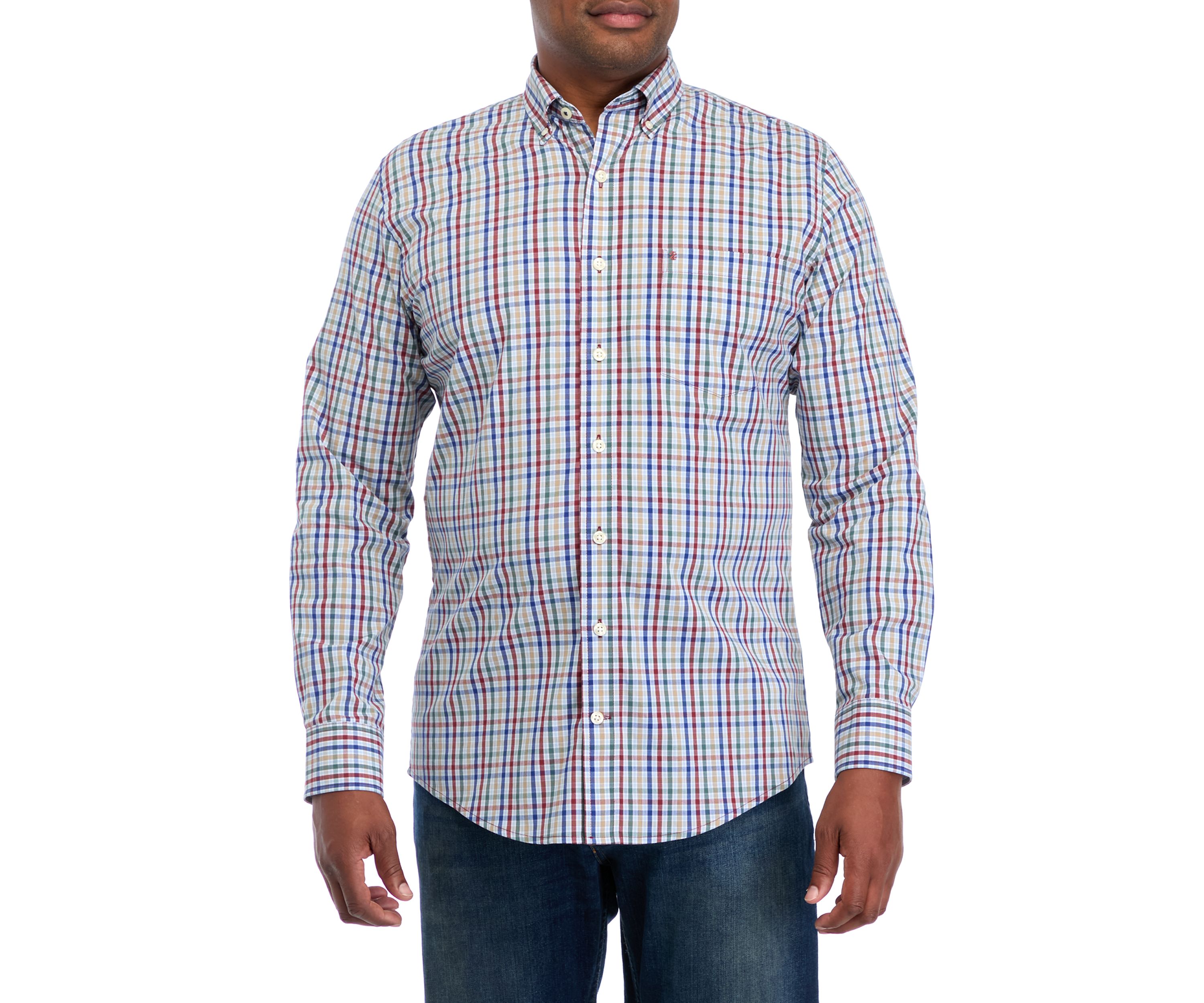 Big & Tall Fashion Stretch Regular Fit Button Down Shirt