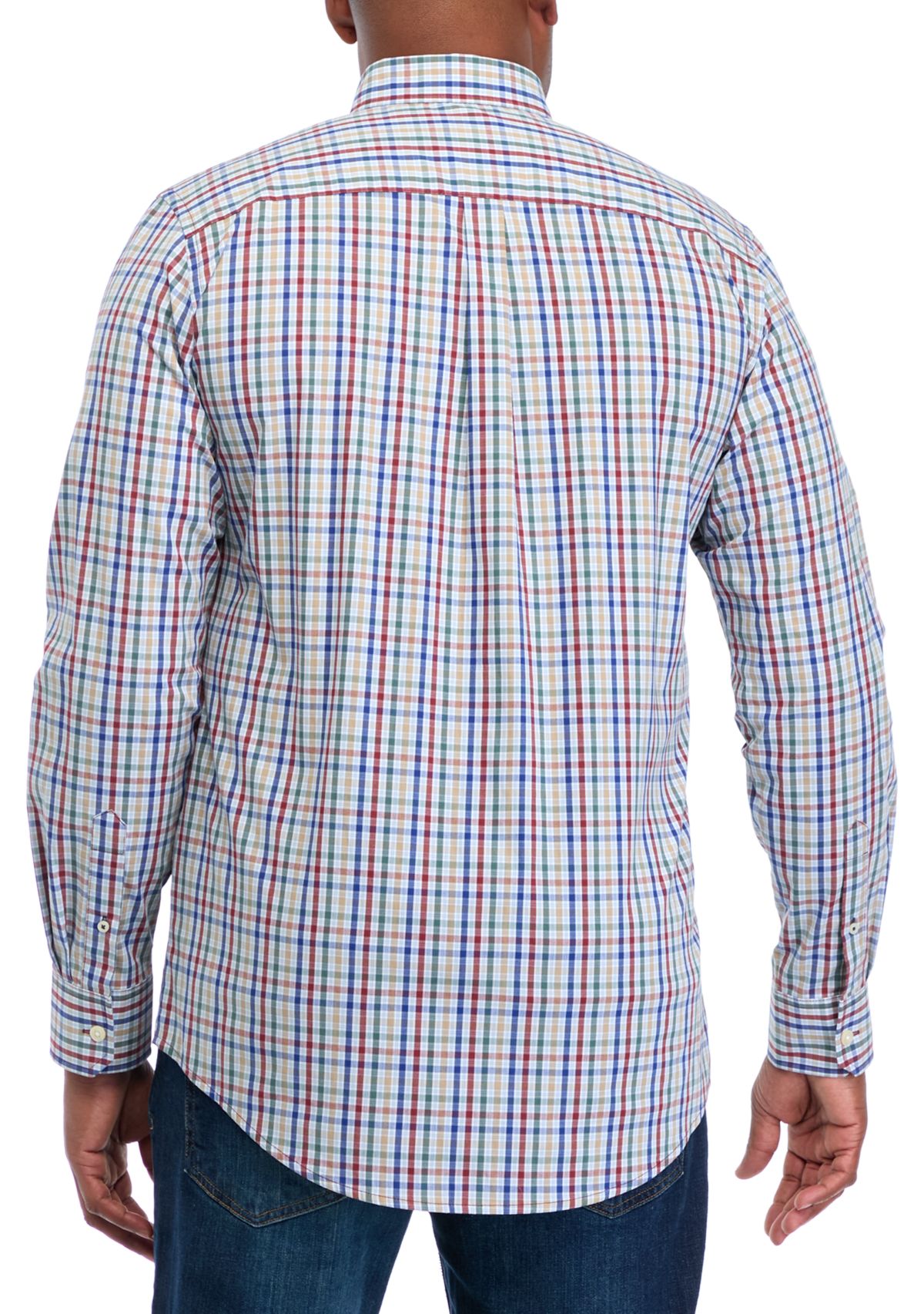 Big & Tall Fashion Stretch Regular Fit Button Down Shirt