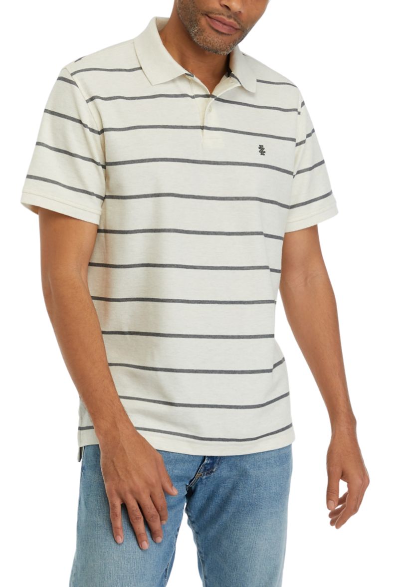 Short Sleeve Rugby Stripe Polo Shirt