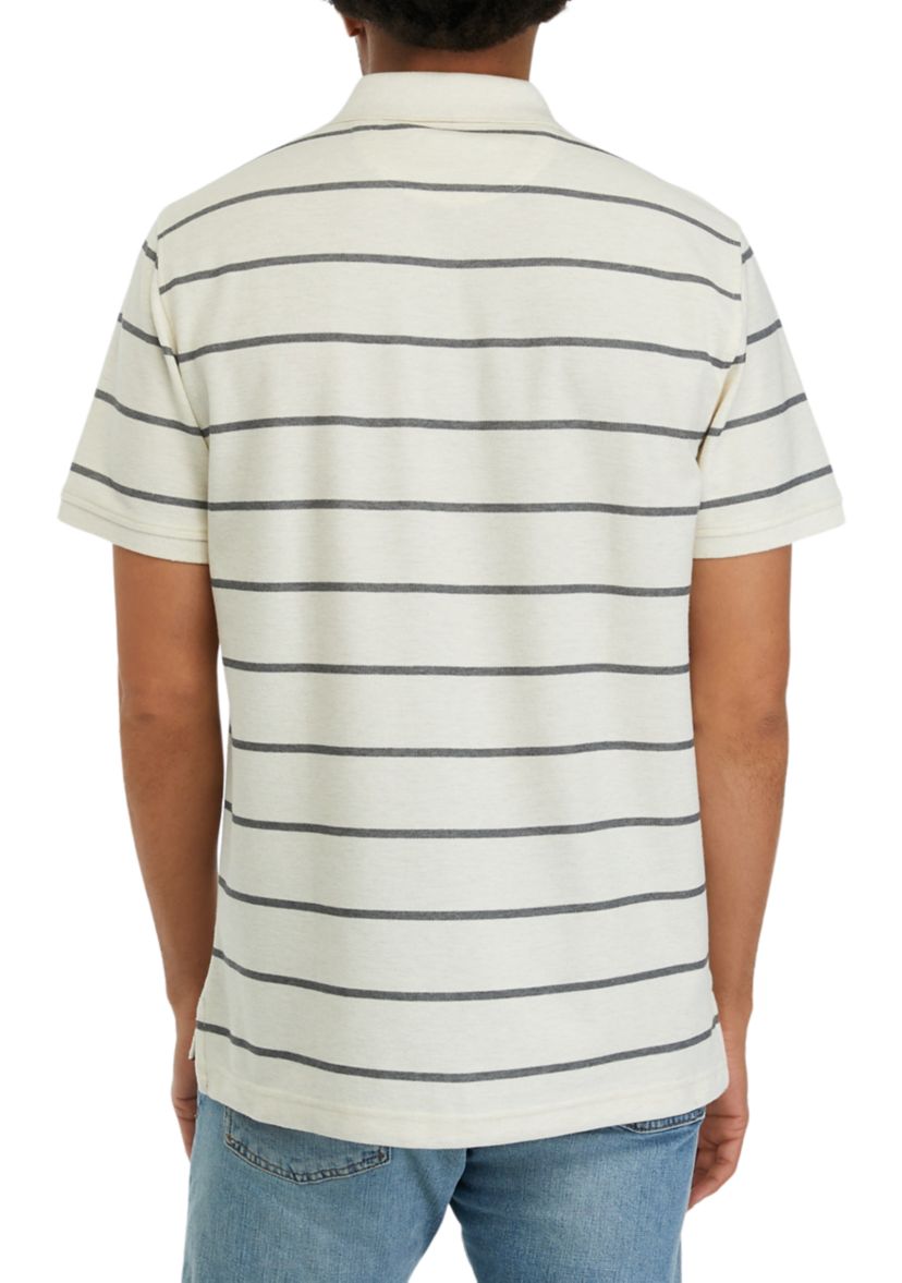 Short Sleeve Rugby Stripe Polo Shirt