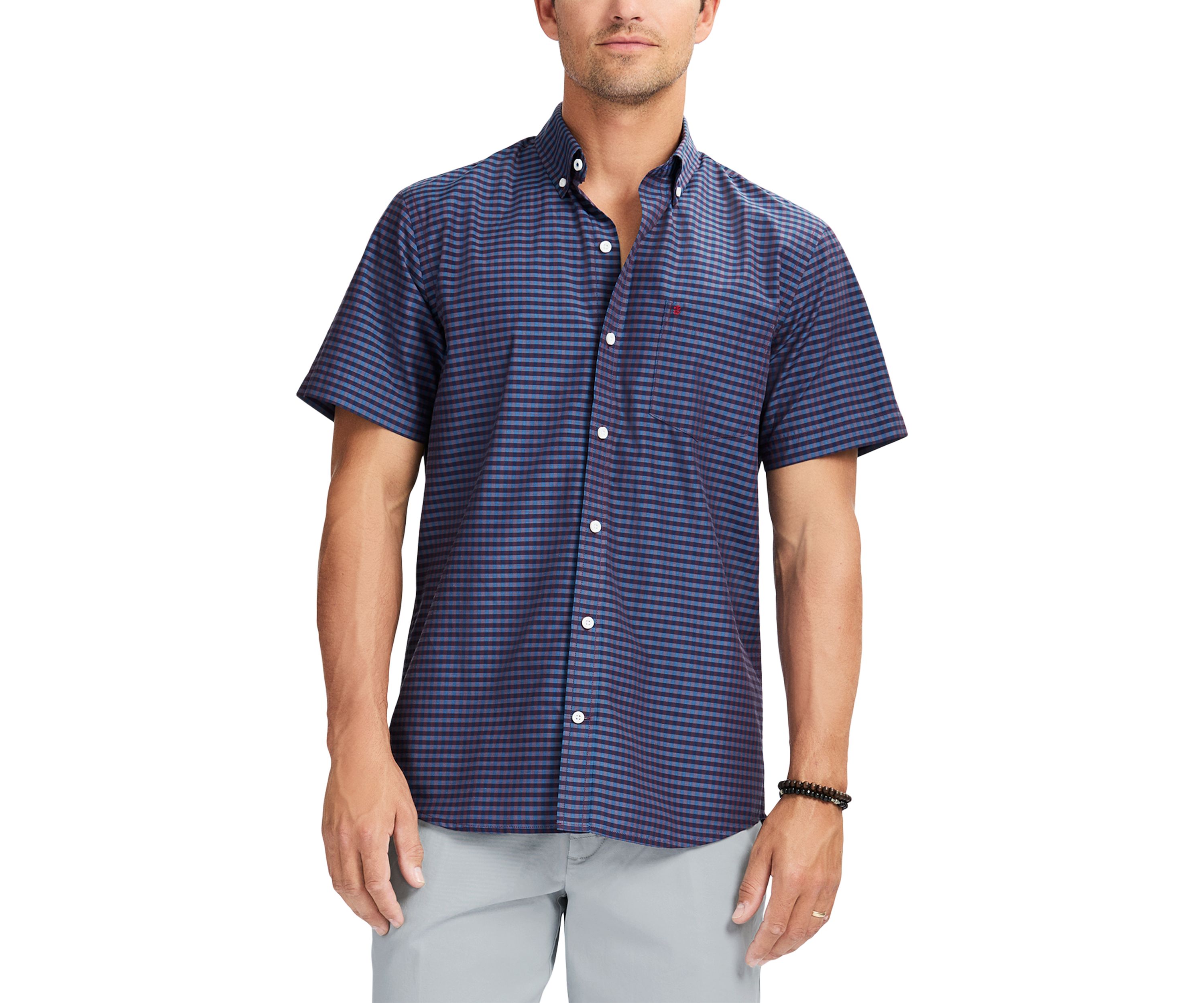 Short Sleeves Breeze Woven Printed Shirt