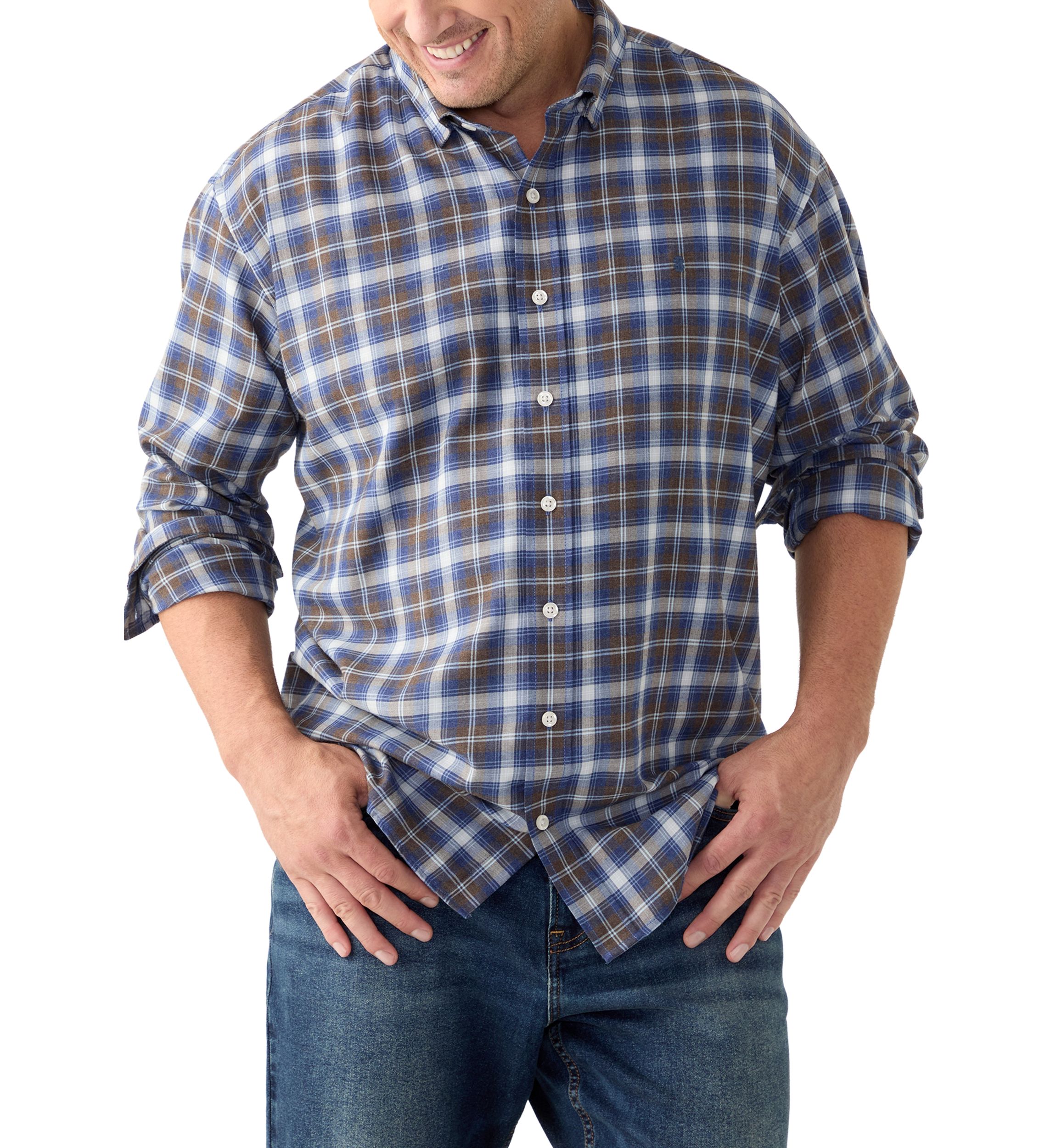 Big & Tall Luxury Sport Twill Shirt
