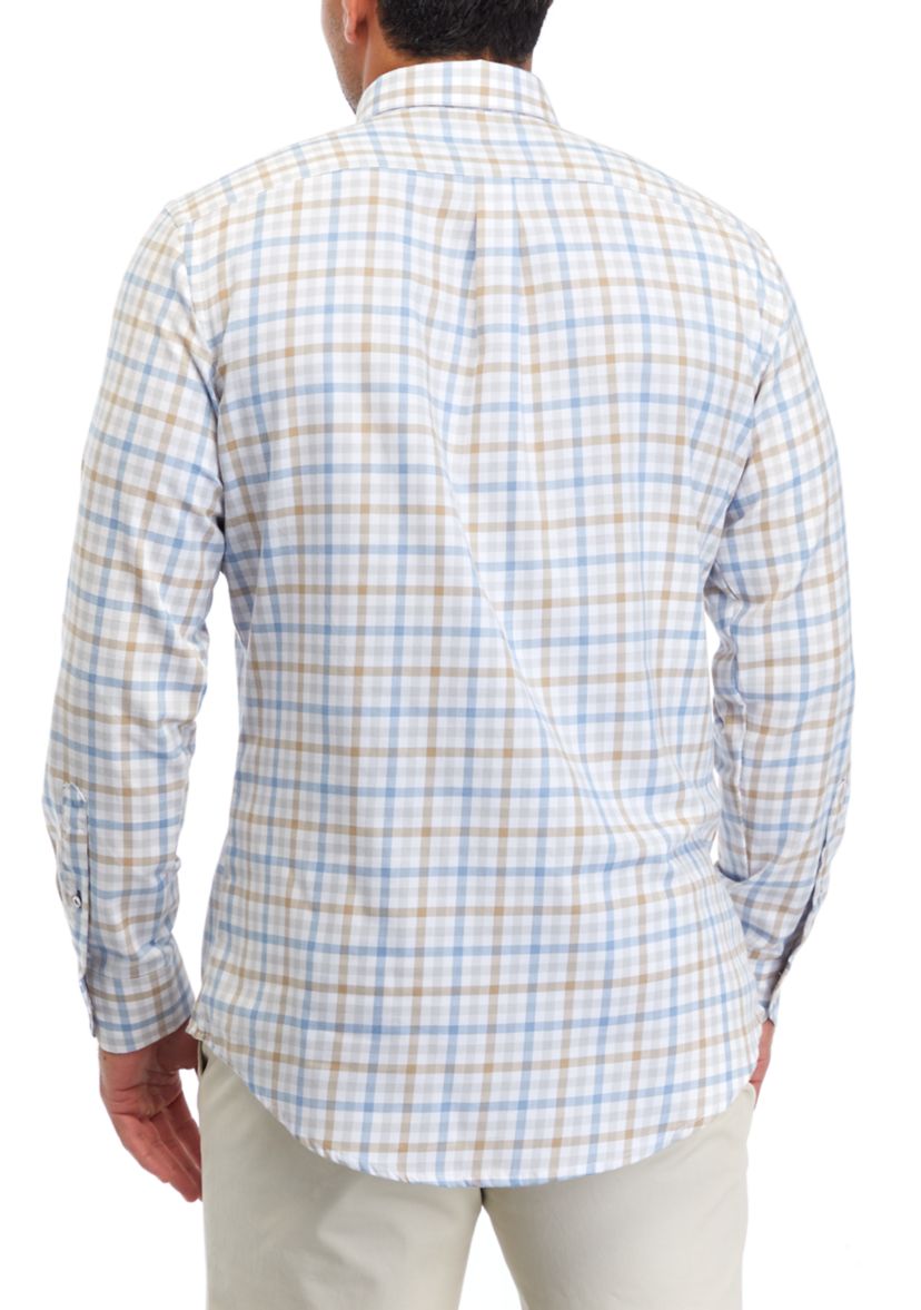 Lux Twill Printed Button Down Shirt