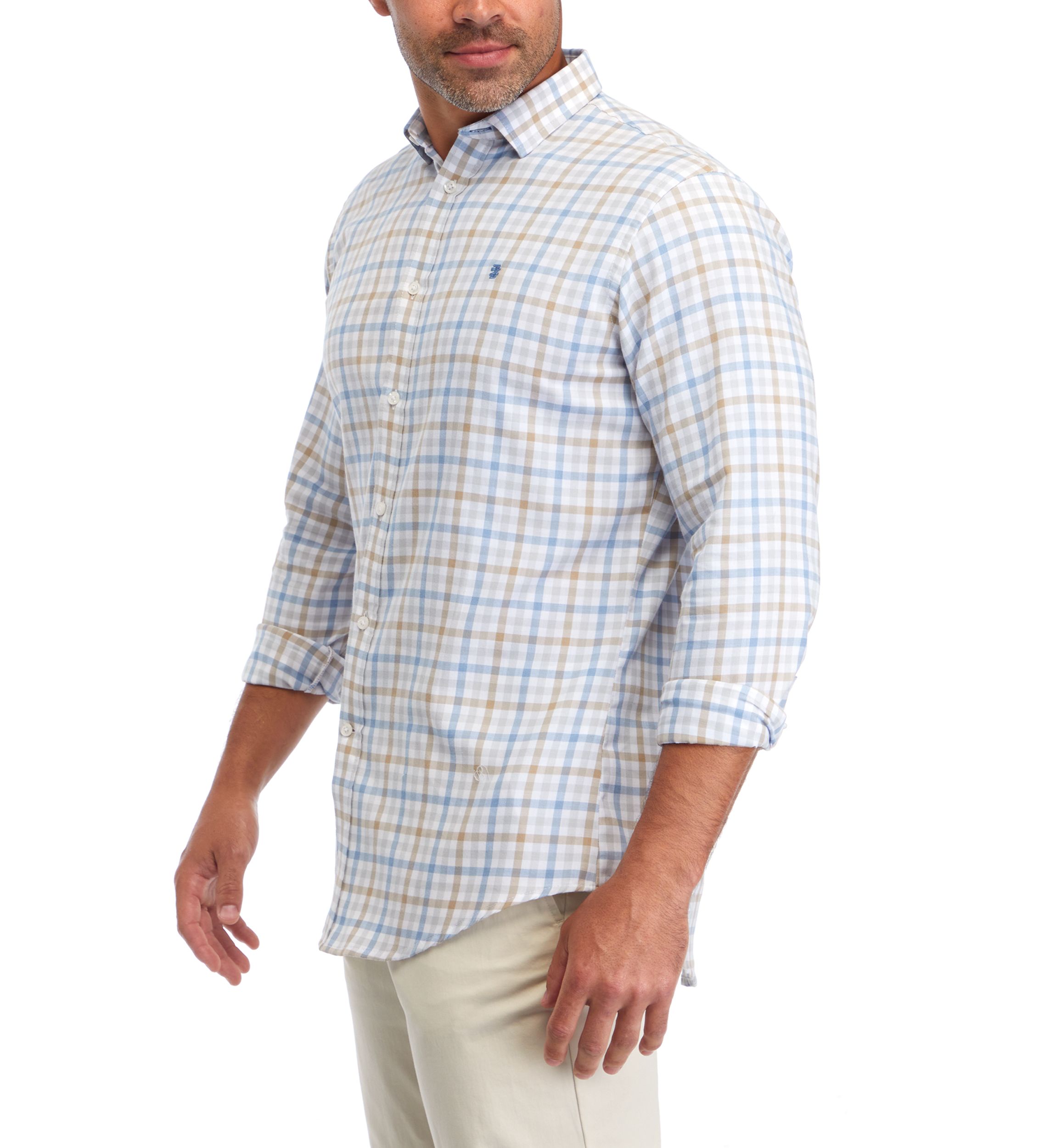 Lux Twill Printed Button Down Shirt