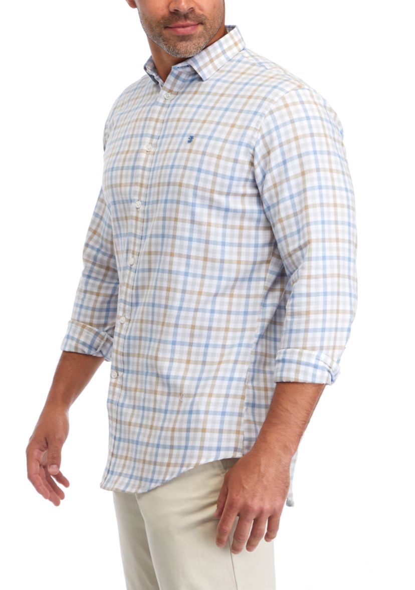 Lux Twill Printed Button Down Shirt