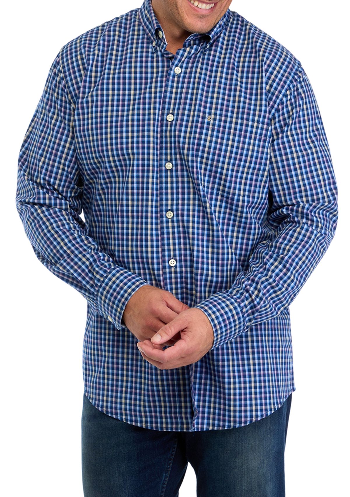 Big & Tall Comfort Performance Woven Shirt 