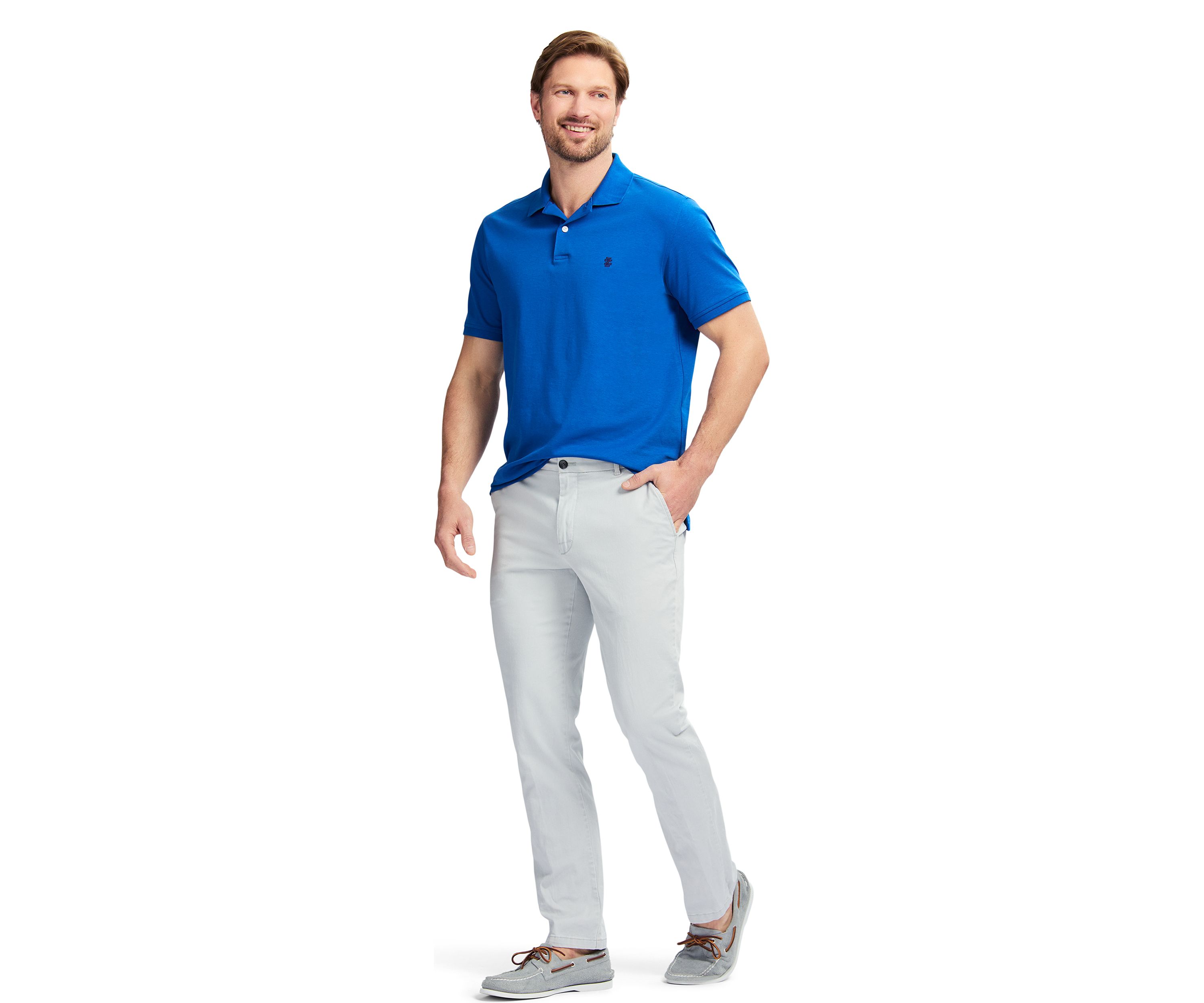 Short Sleeve Interlock Polo Shirt