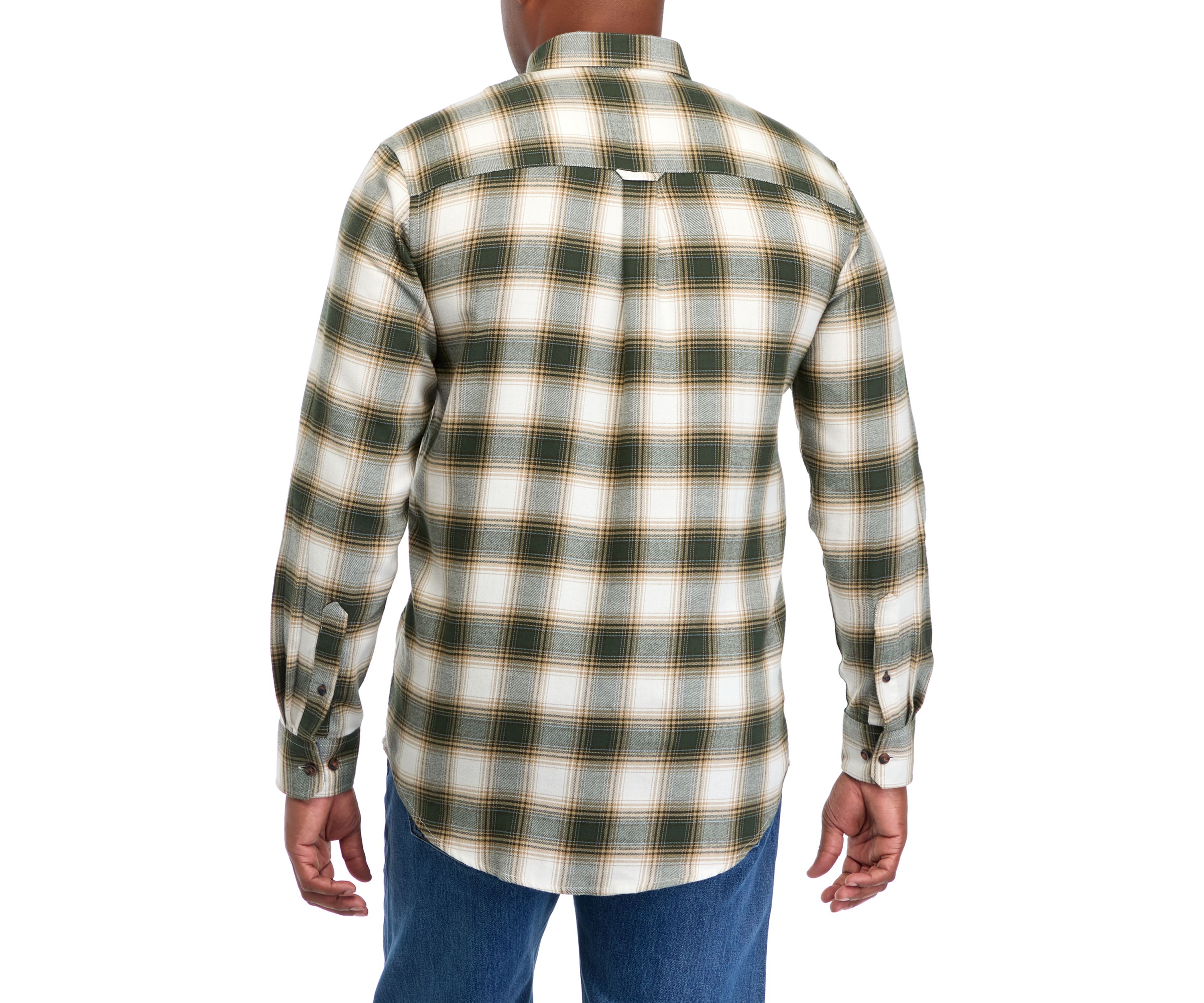 Big & Tall Long Sleeve Plaid Flannel Shirt 