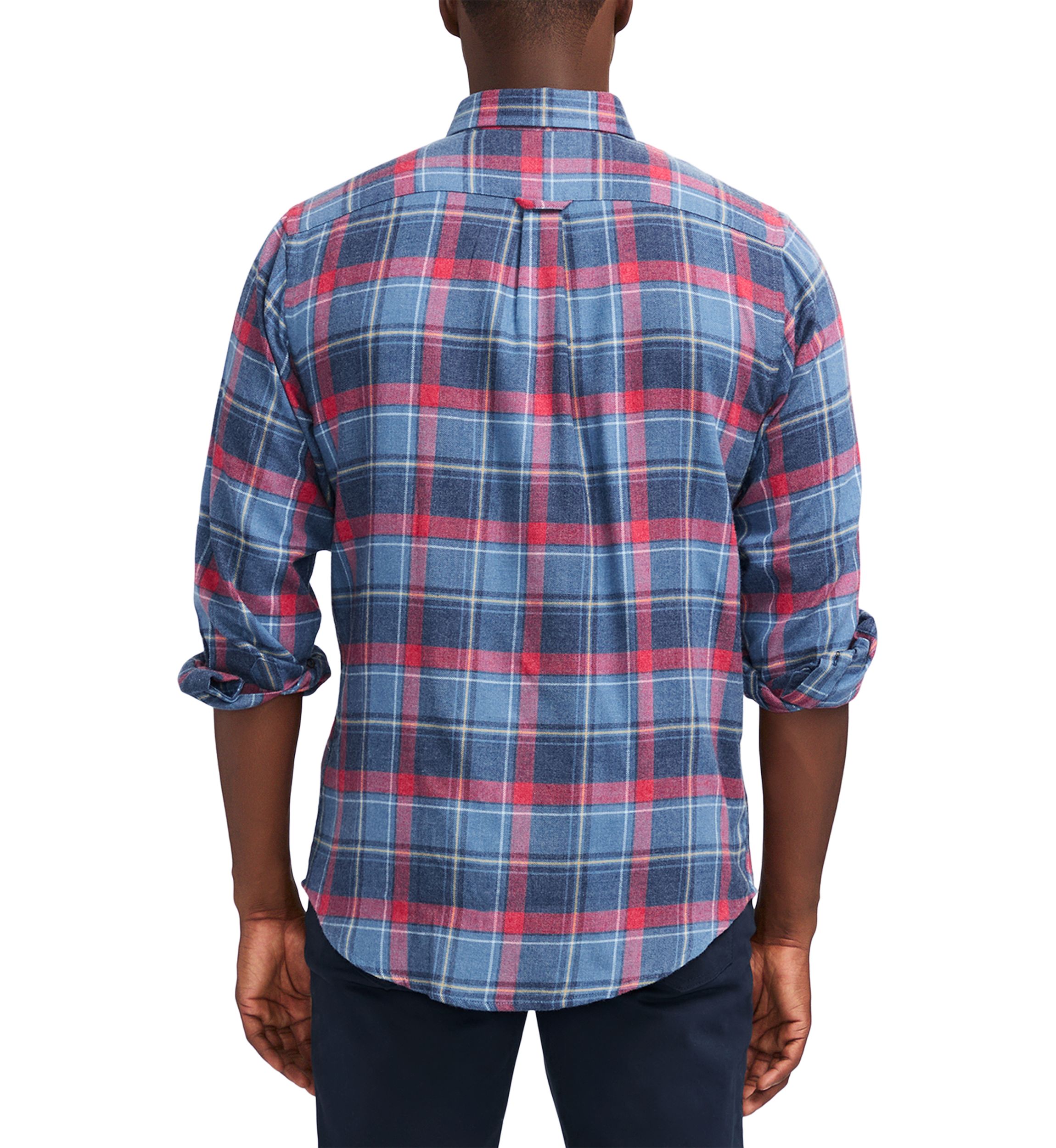 Plaid Printed Button Down Flannel Shirt