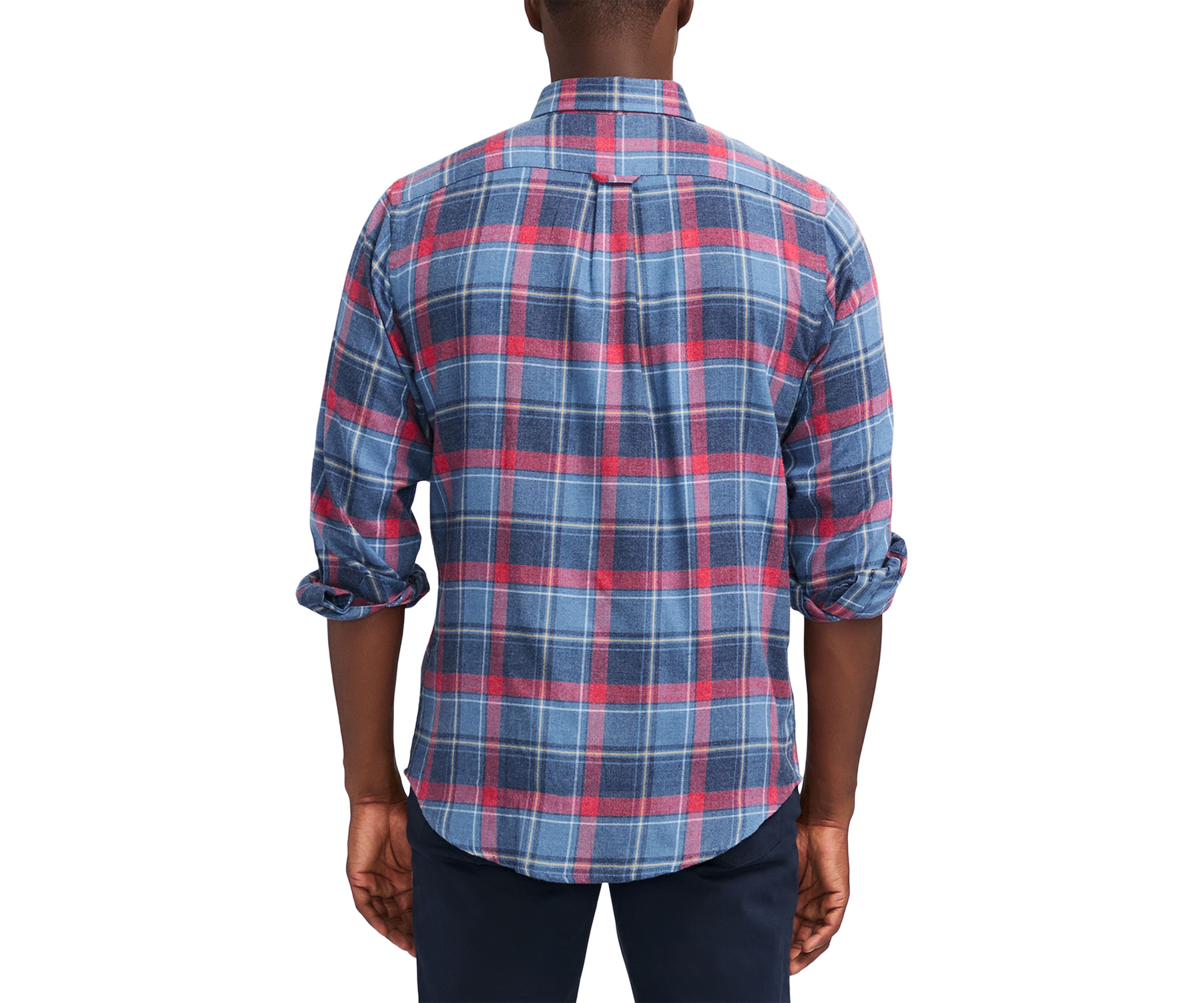 Plaid Printed Button Down Flannel Shirt