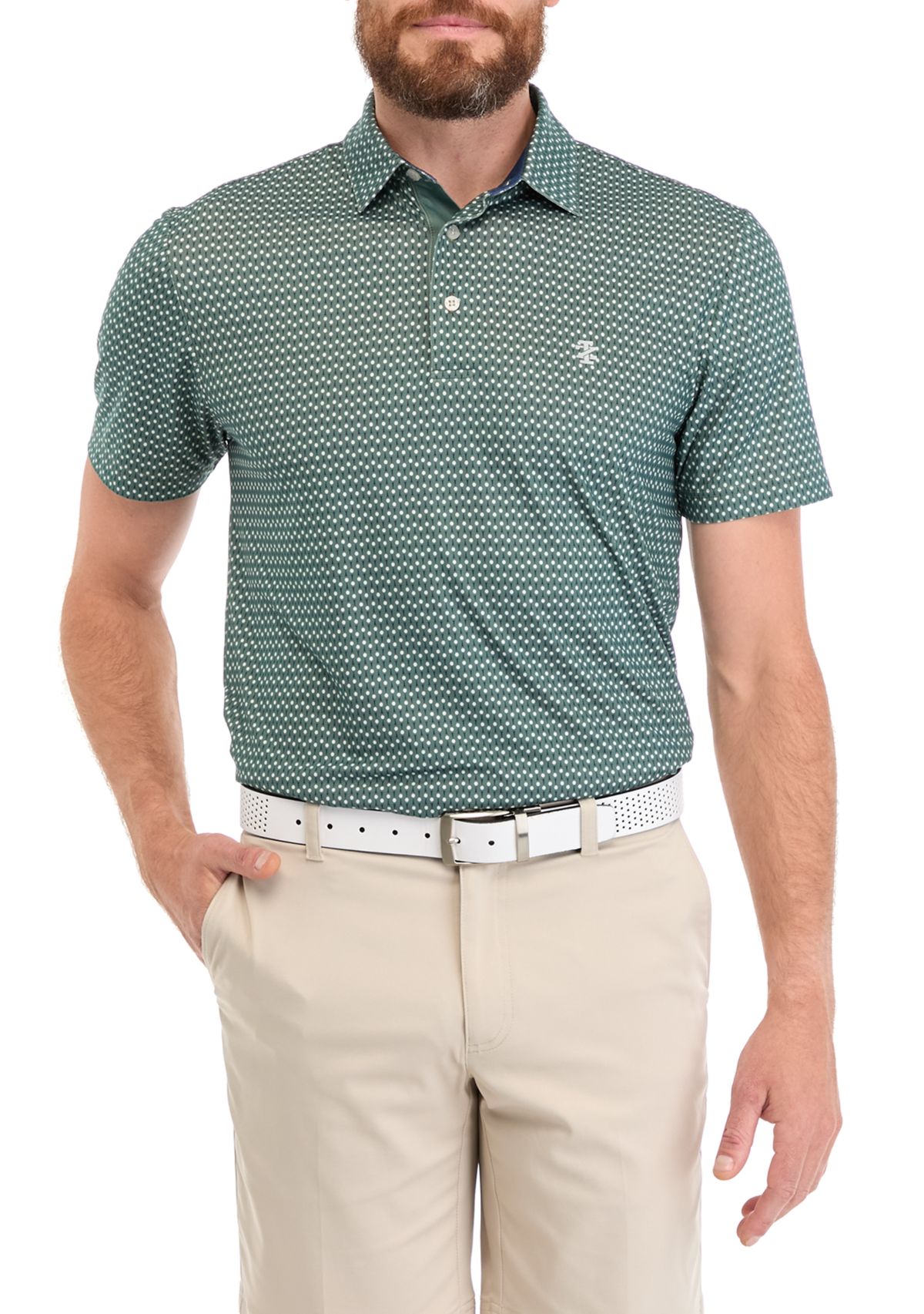 Golf Print Polo Shirt