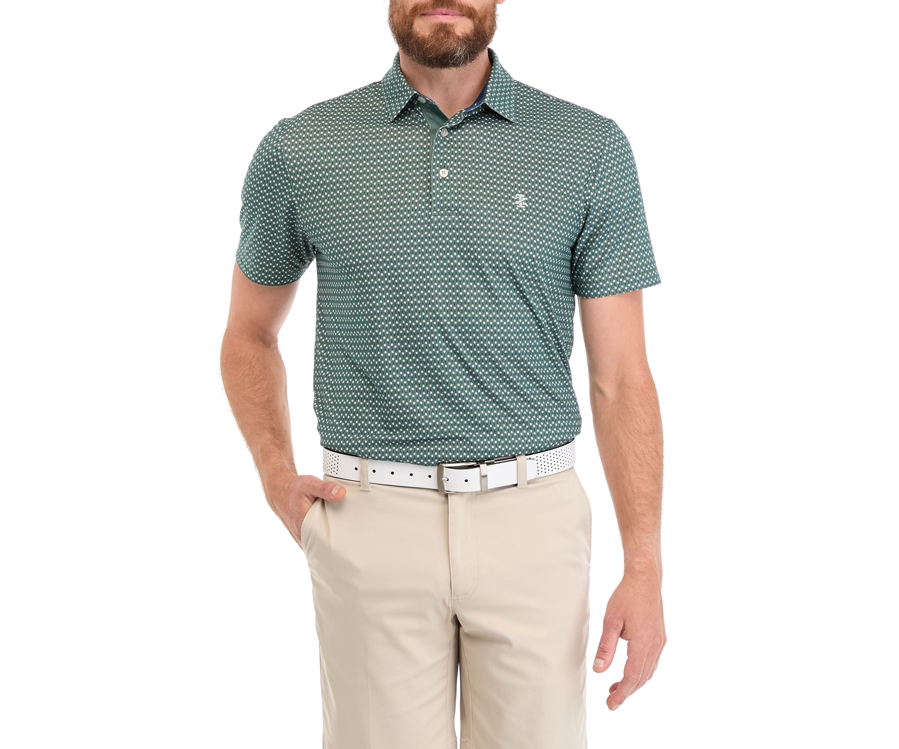 Golf Print Polo Shirt