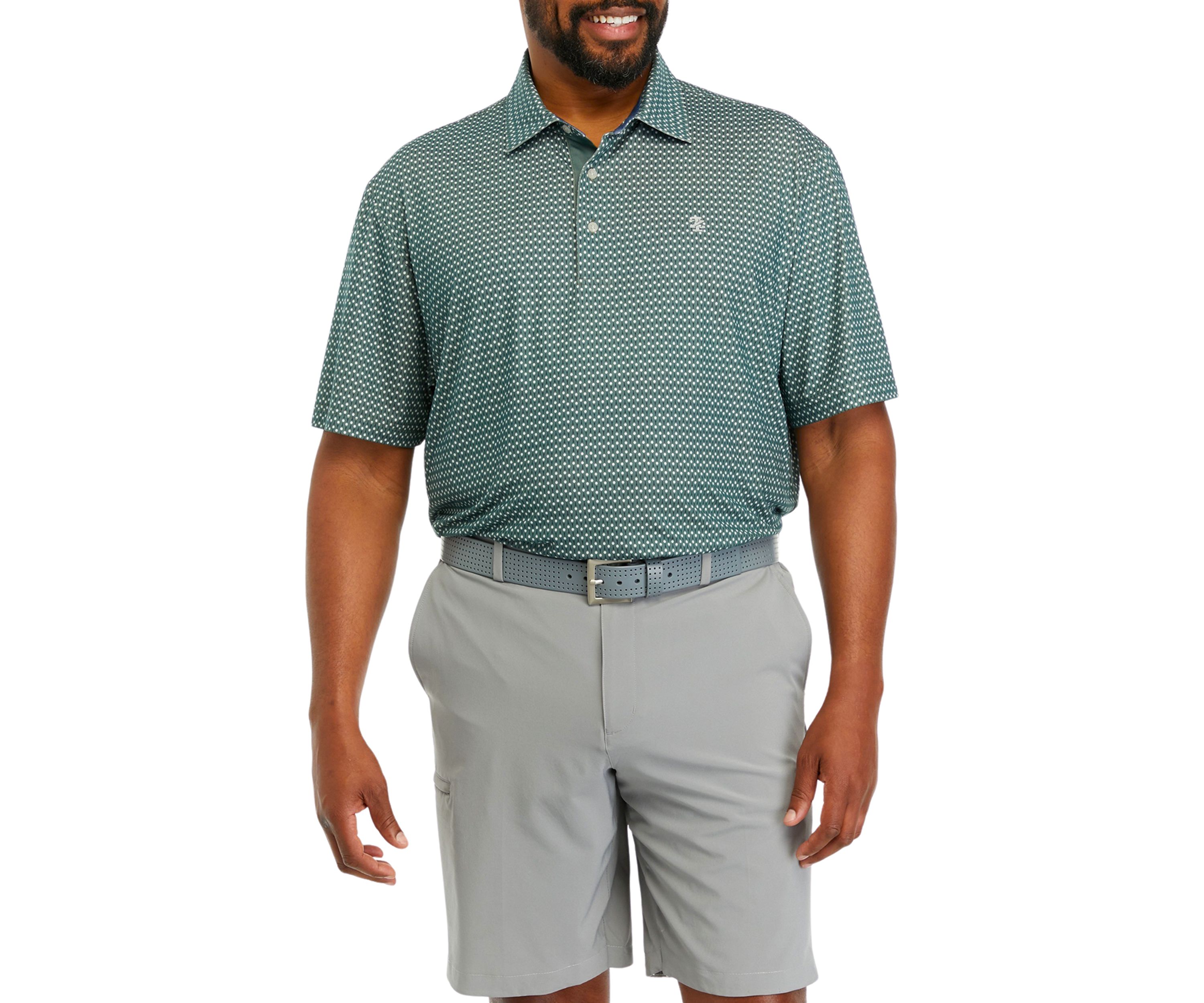 Big & Tall Swingflex Printed Polo Shirt