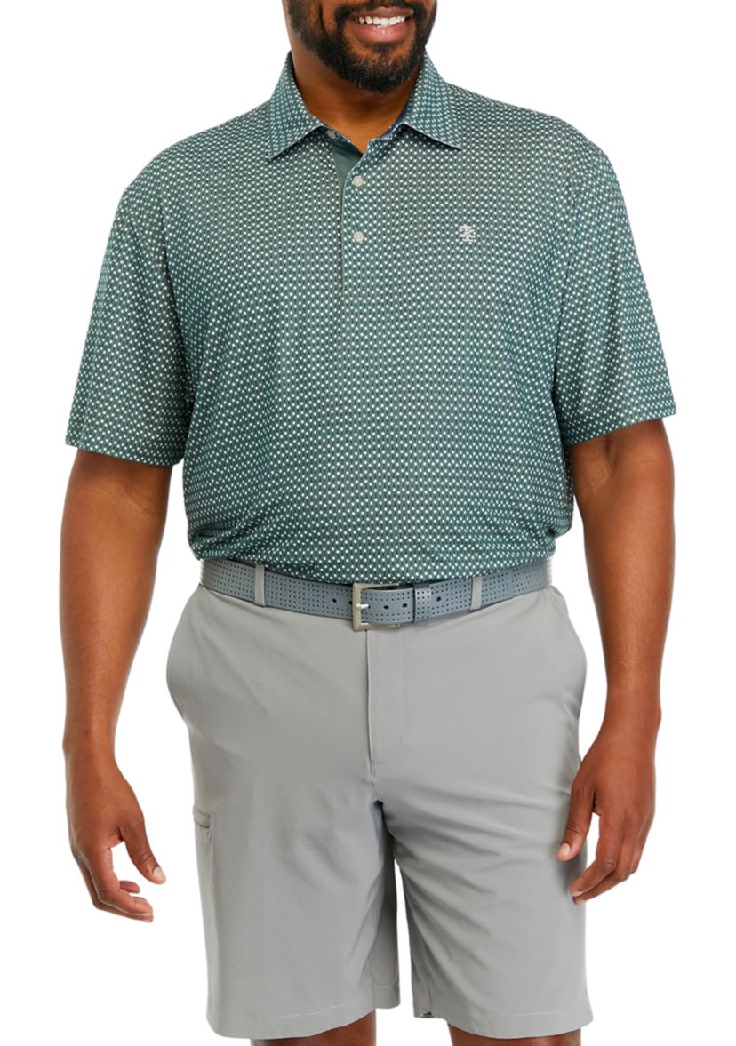 Big & Tall Swingflex Printed Polo Shirt