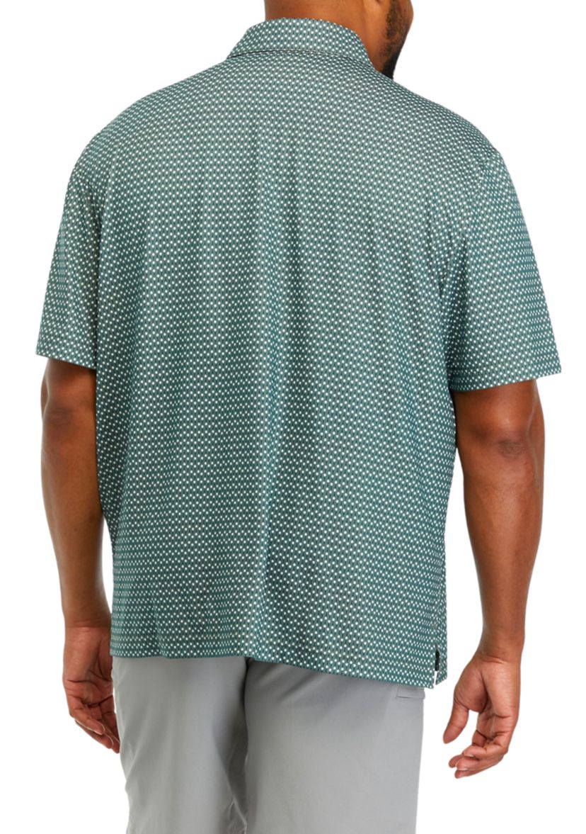 Big & Tall Swingflex Printed Polo Shirt