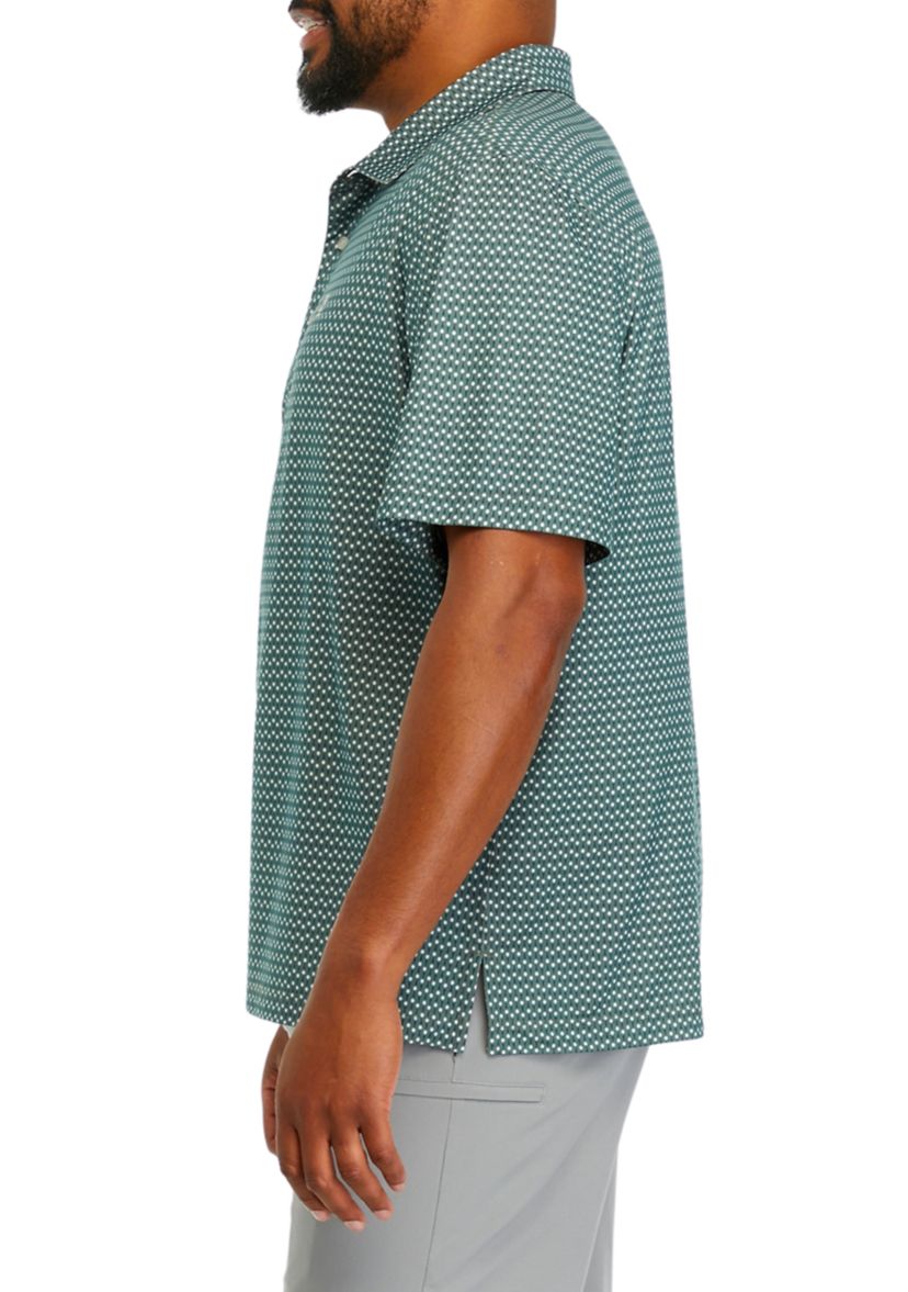 Big & Tall Swingflex Printed Polo Shirt