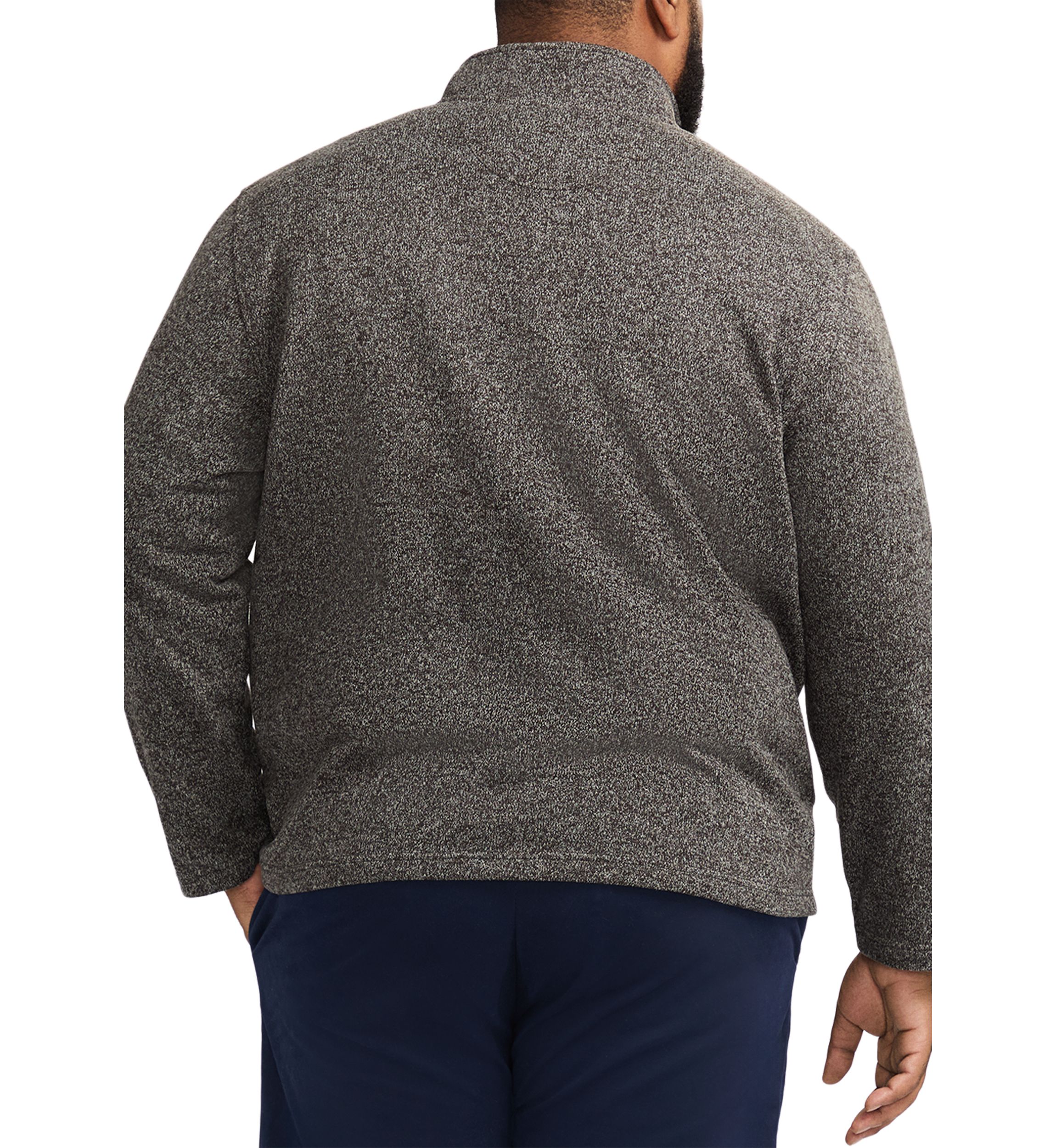 Big & Tall Sweater Fleece 1/4 Zip Pullover