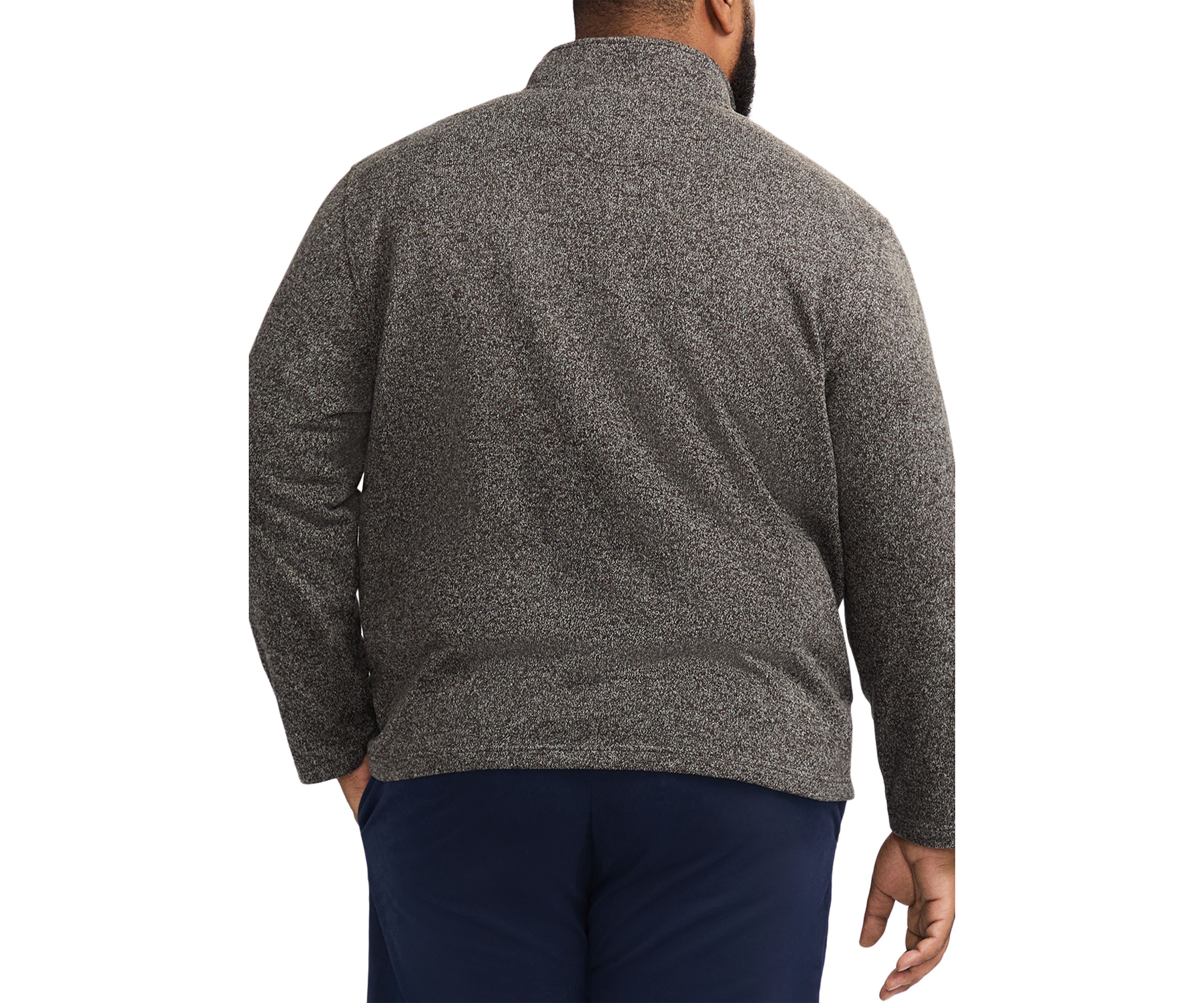 Big & Tall Sweater Fleece 1/4 Zip Pullover