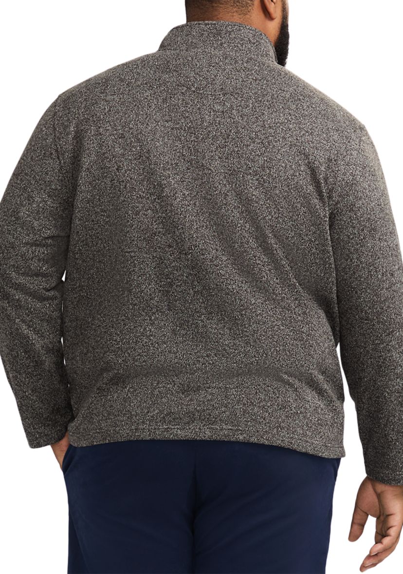 Big & Tall Sweater Fleece 1/4 Zip Pullover
