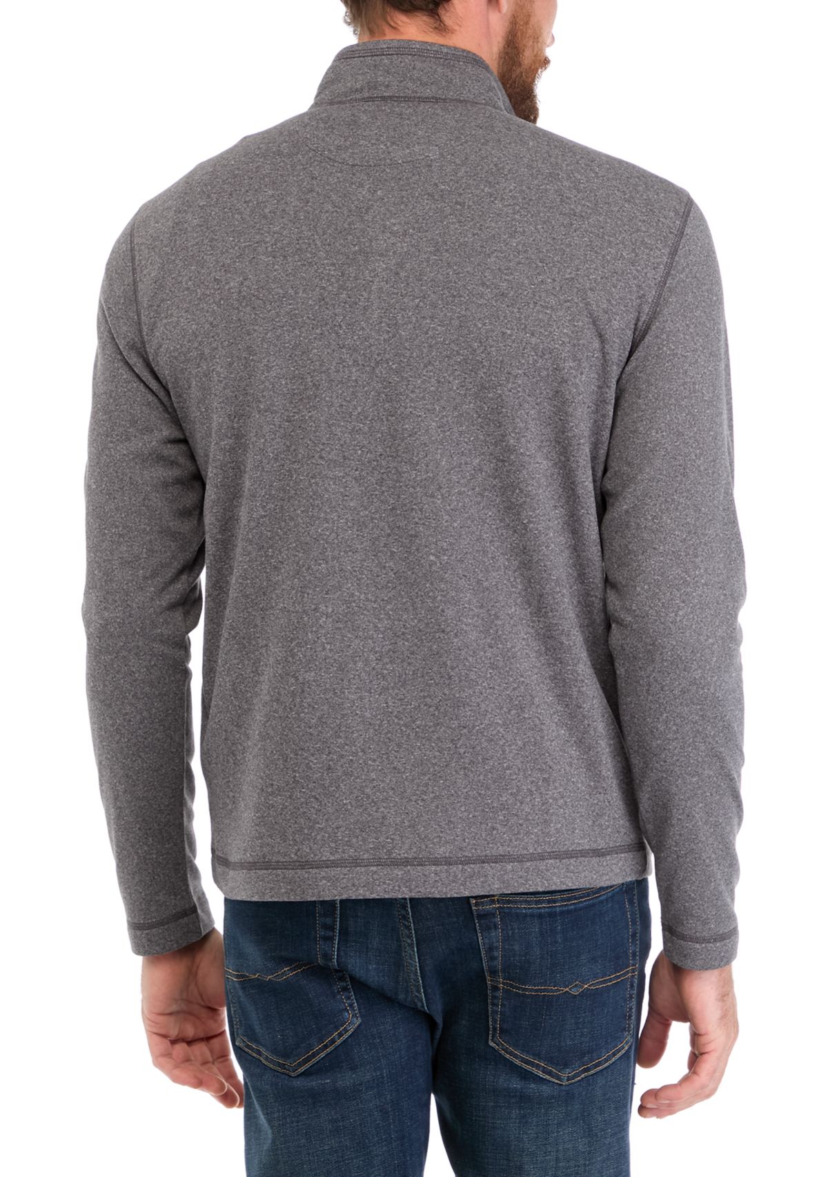 Long Sleeve Salt Dune Micro Fleece Quarter Zip​