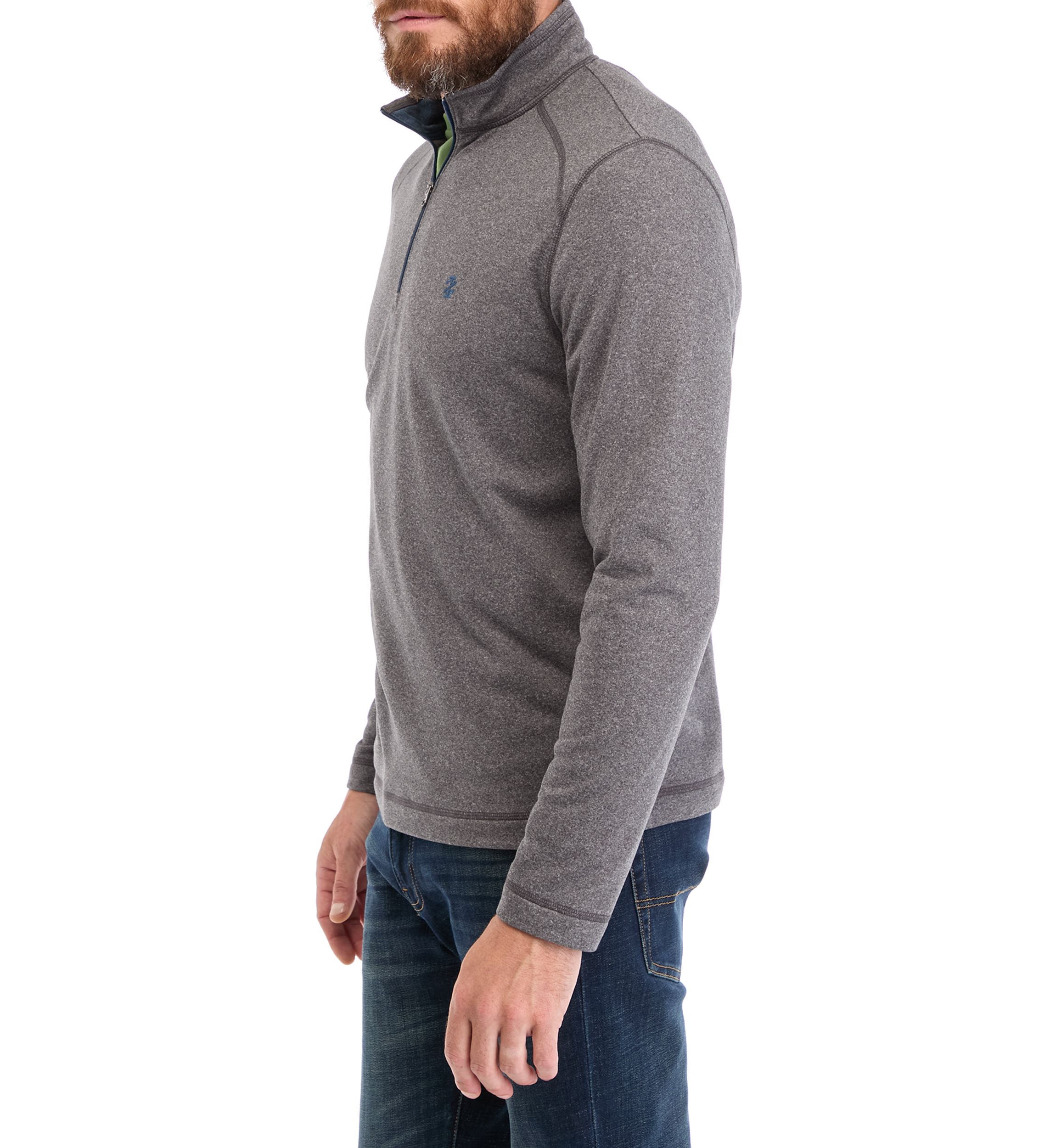 Long Sleeve Salt Dune Micro Fleece Quarter Zip​