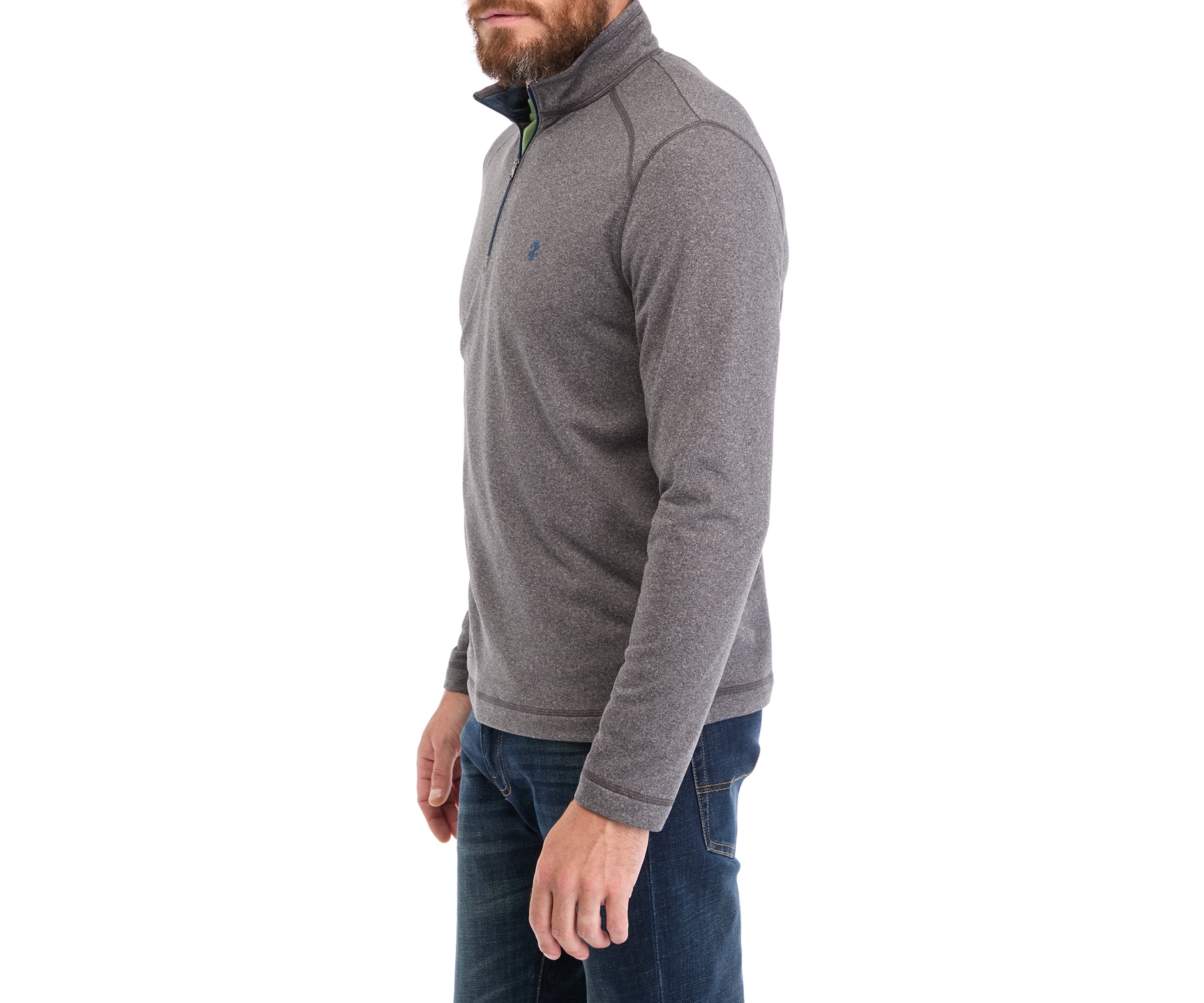 Long Sleeve Salt Dune Micro Fleece Quarter Zip​