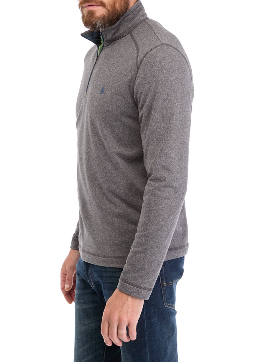 Long Sleeve Salt Dune Micro Fleece Quarter Zip​