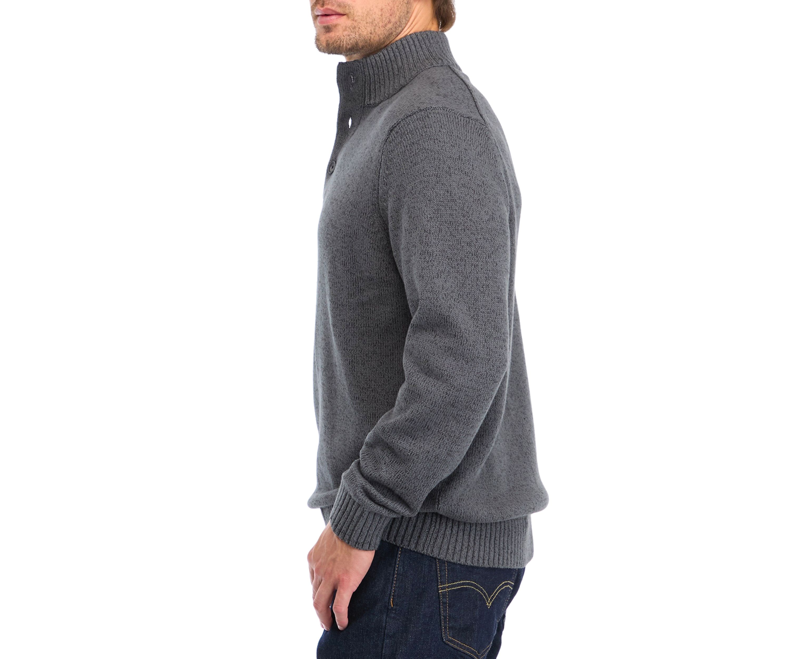 Button Mock Sweater 