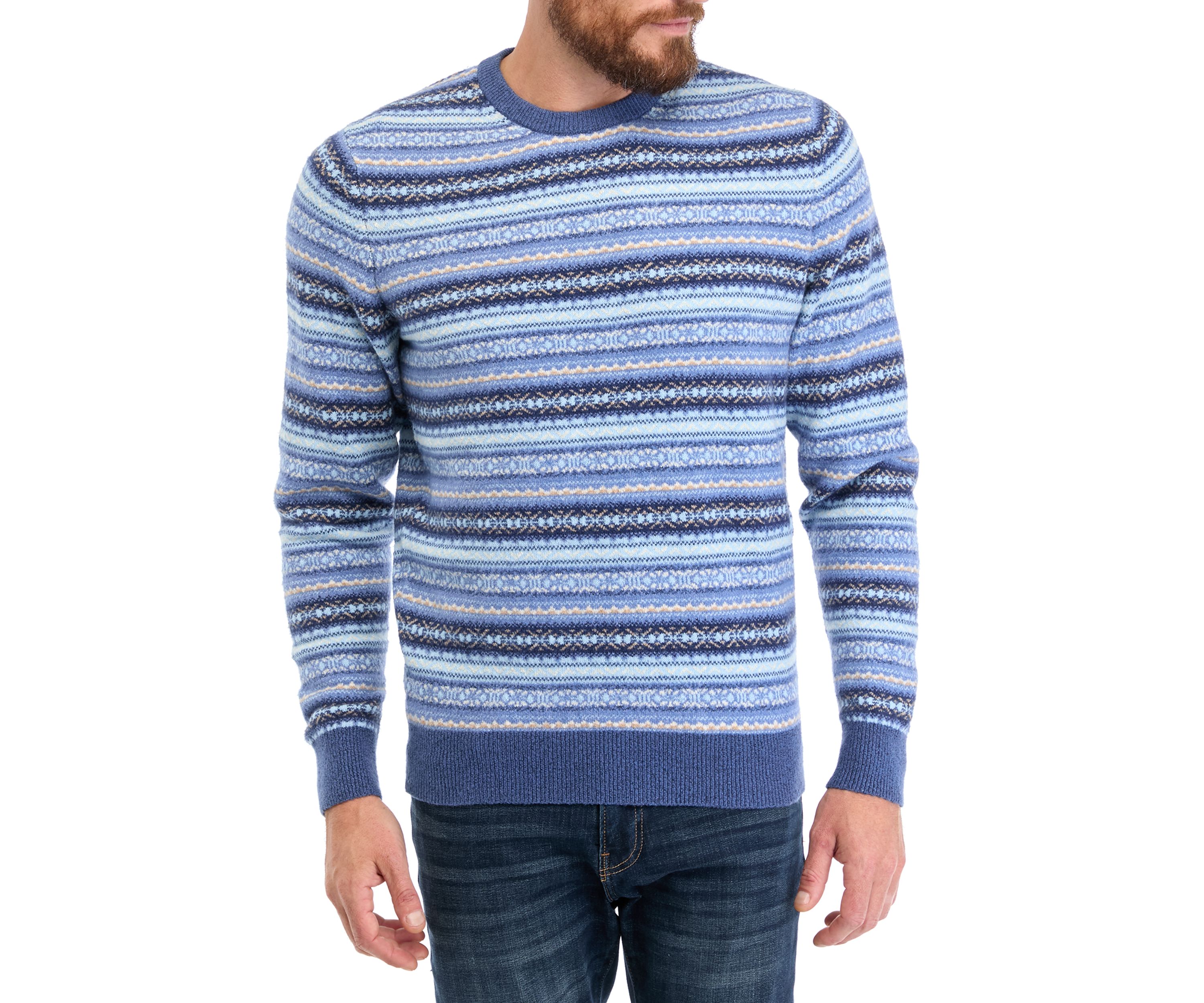 Fair Isle Crew Neck Sweater