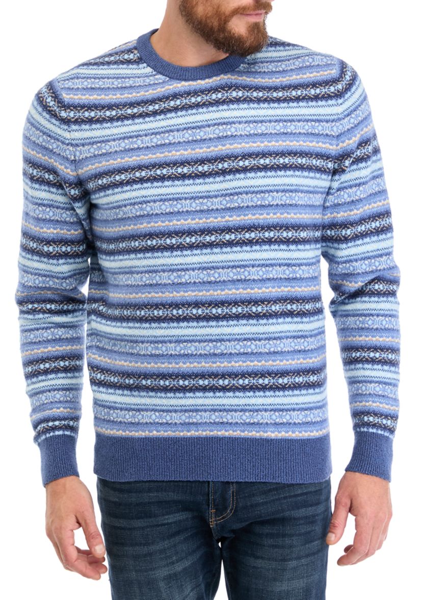 Fair Isle Crew Neck Sweater