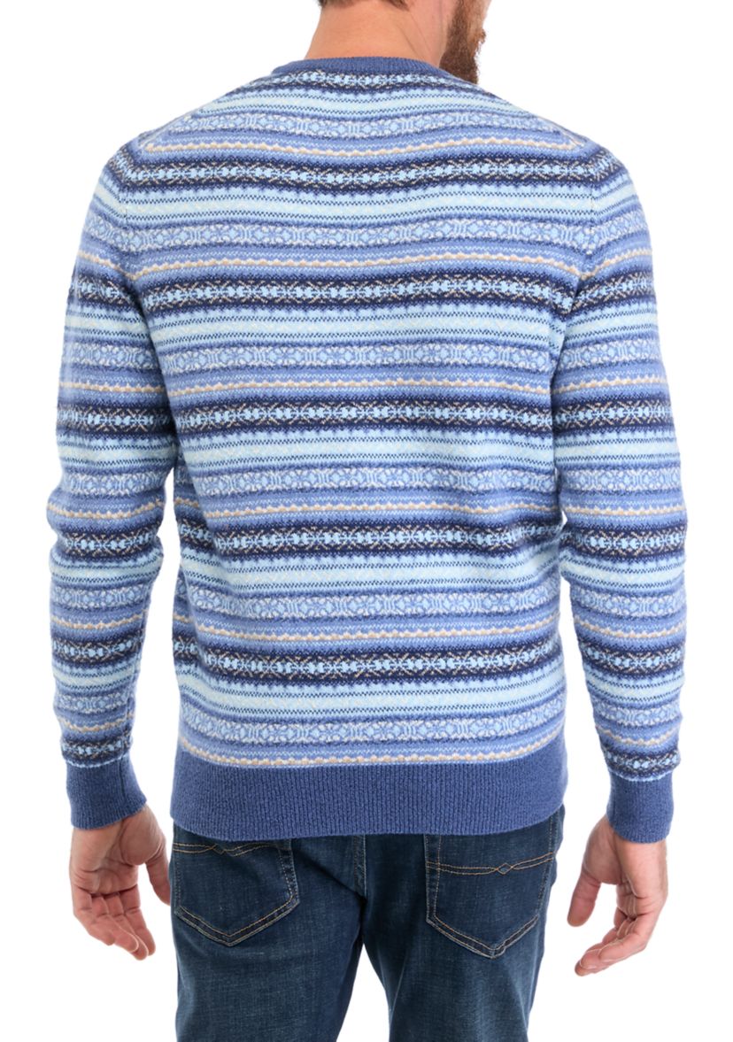 Fair Isle Crew Neck Sweater