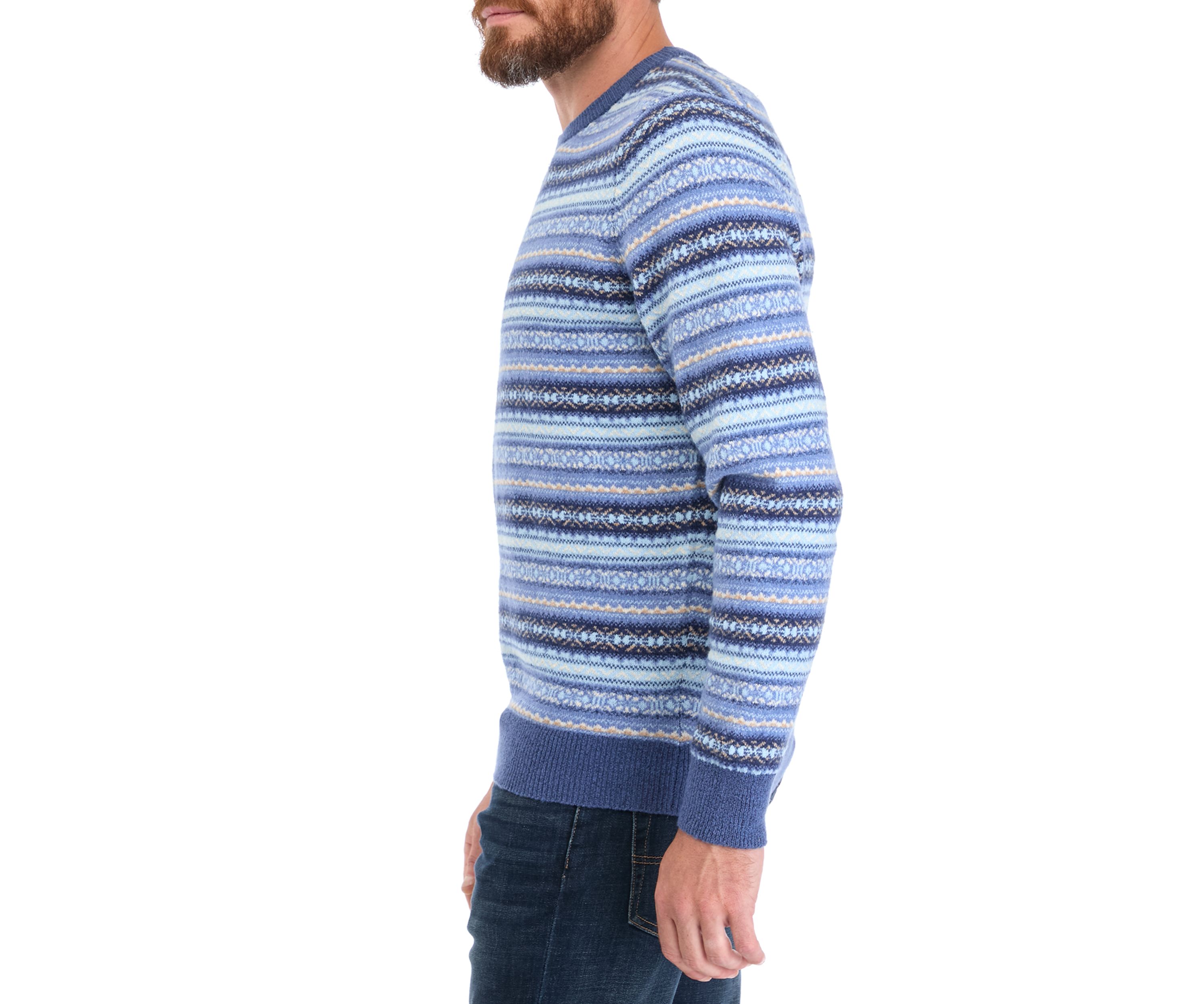 Fair Isle Crew Neck Sweater